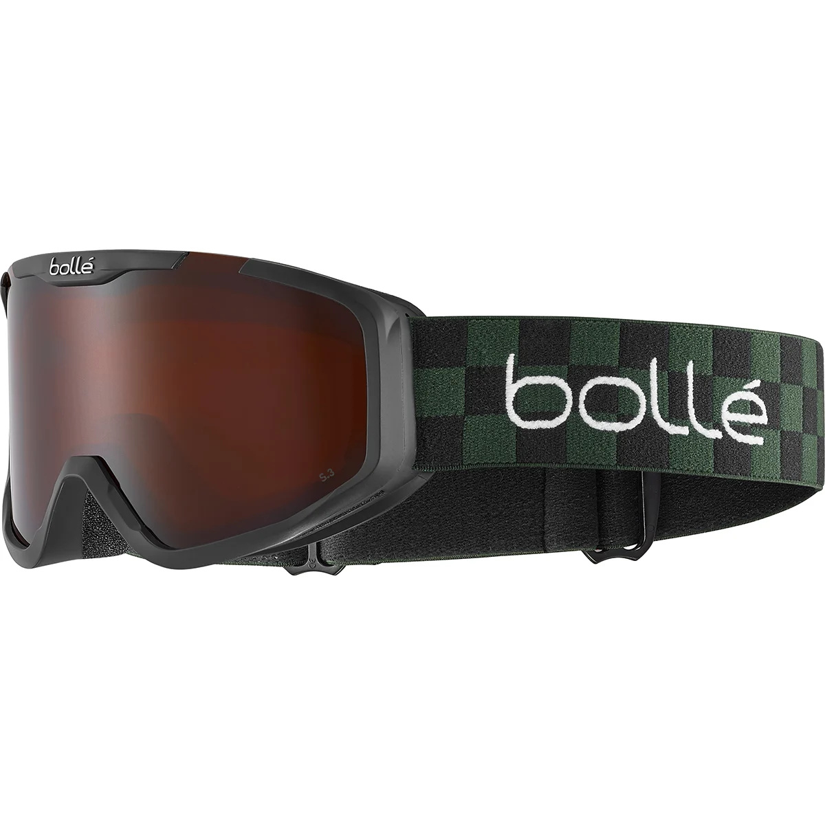 Masque de ski Bollé Rocket Green Checkerboard Matte BG107010