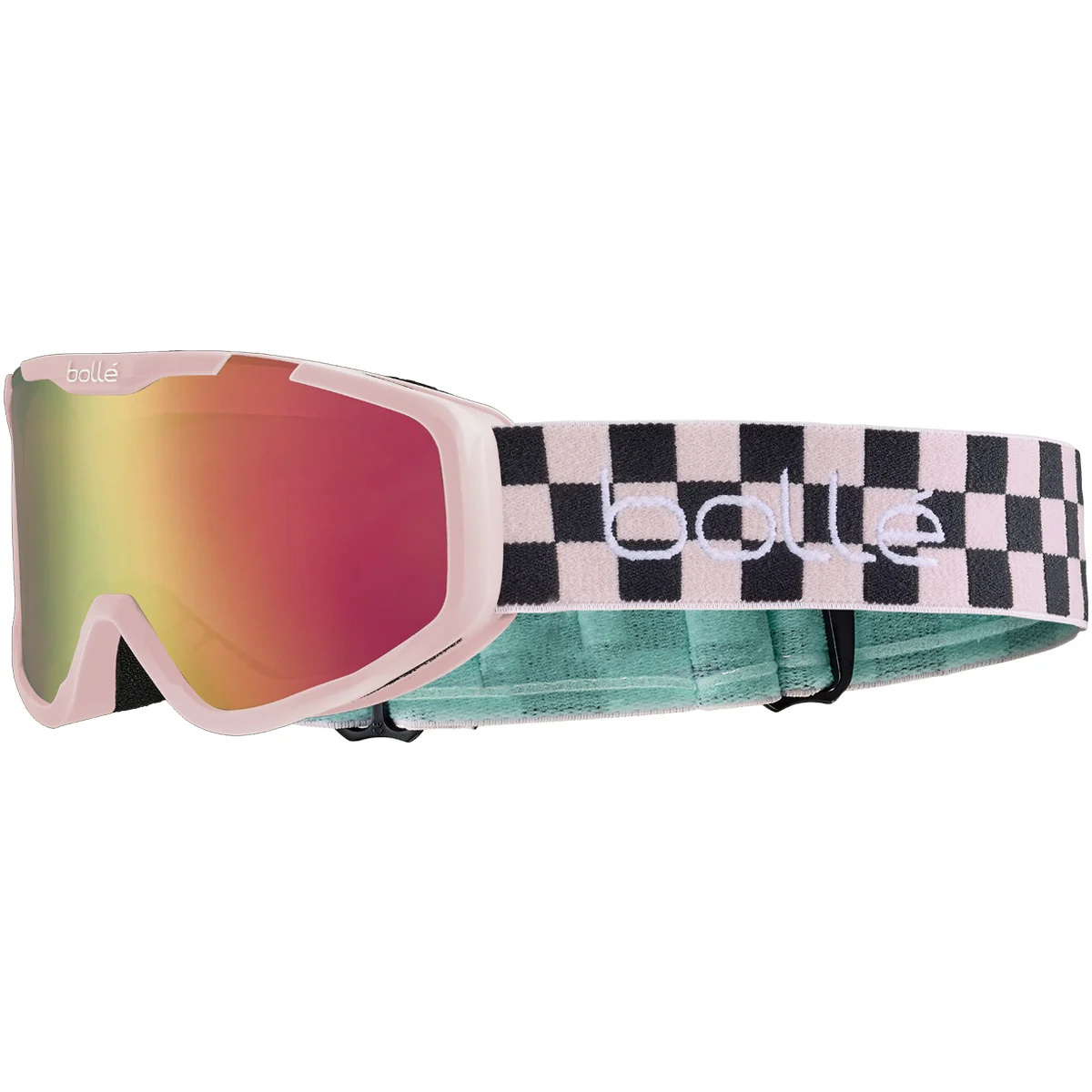 Masque de ski Bollé Rocket Plus Pink Checkerboard BG108011