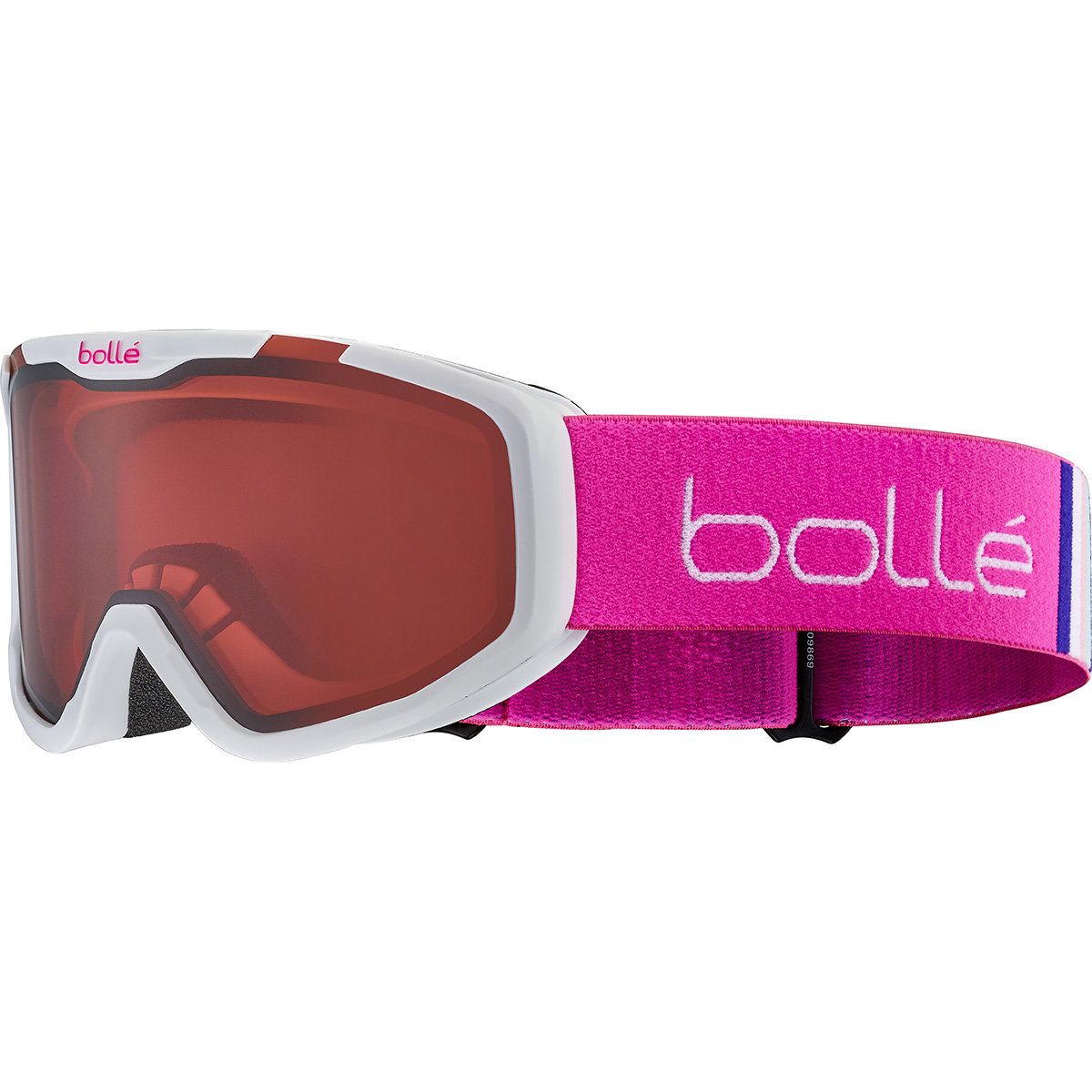 Masque de ski Bollé Rocket White &amp; Pink Matte BG107005