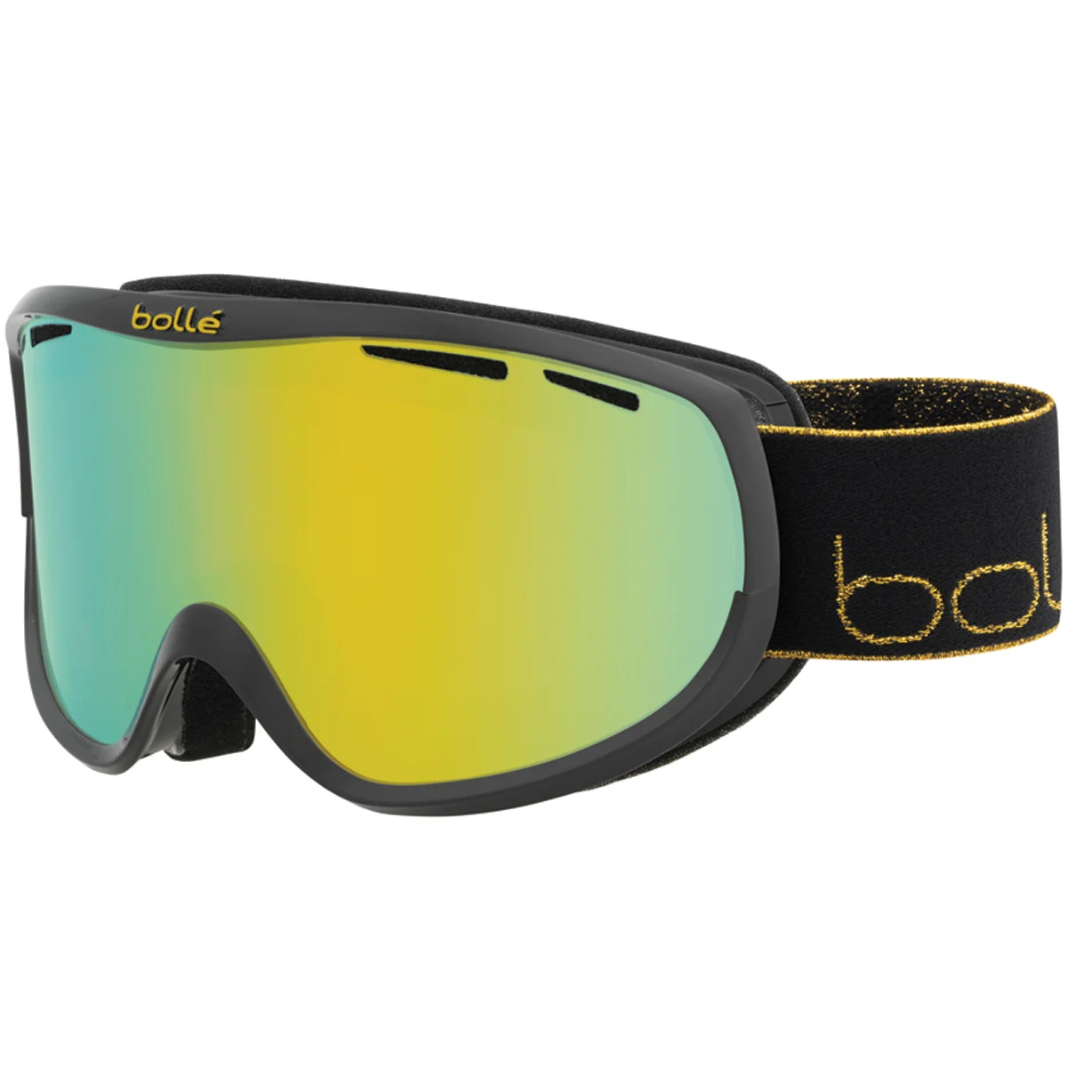 Masque de ski Bollé Sierra Black &amp; Gold Shiny BG113004