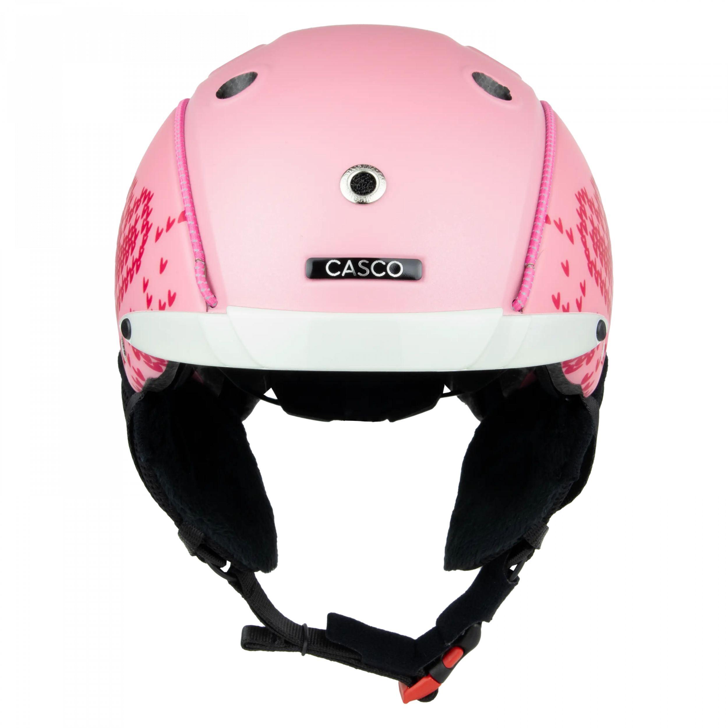 Casque de ski enfant Casco Mini Pro 2 Cardigan pink - vue 2