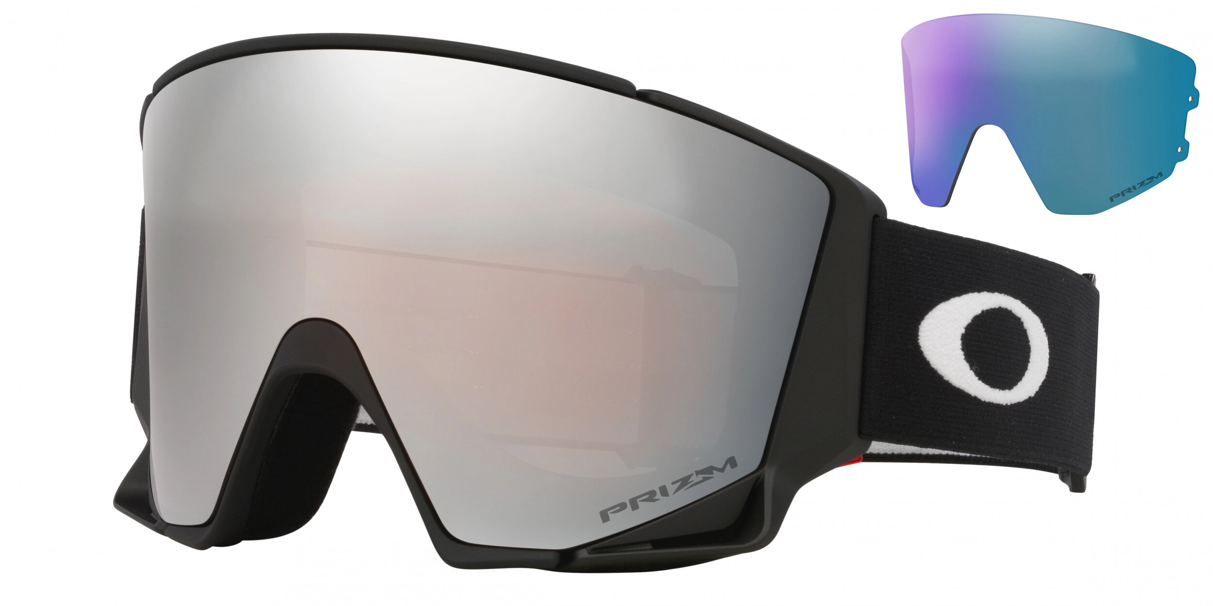 Masque de ski Oakley Flow Scape L Noir mat Prizm Snow Noir Iridium