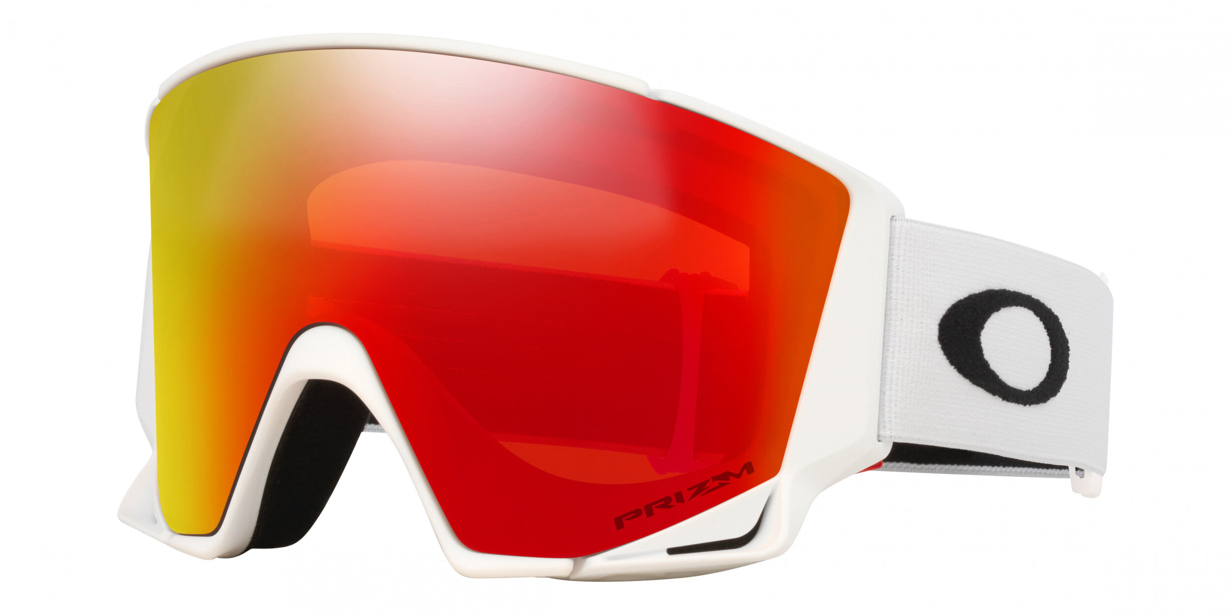 Masque de ski Oakley Flow Scape L Blanc mat Prizm Snow Torch Iridium