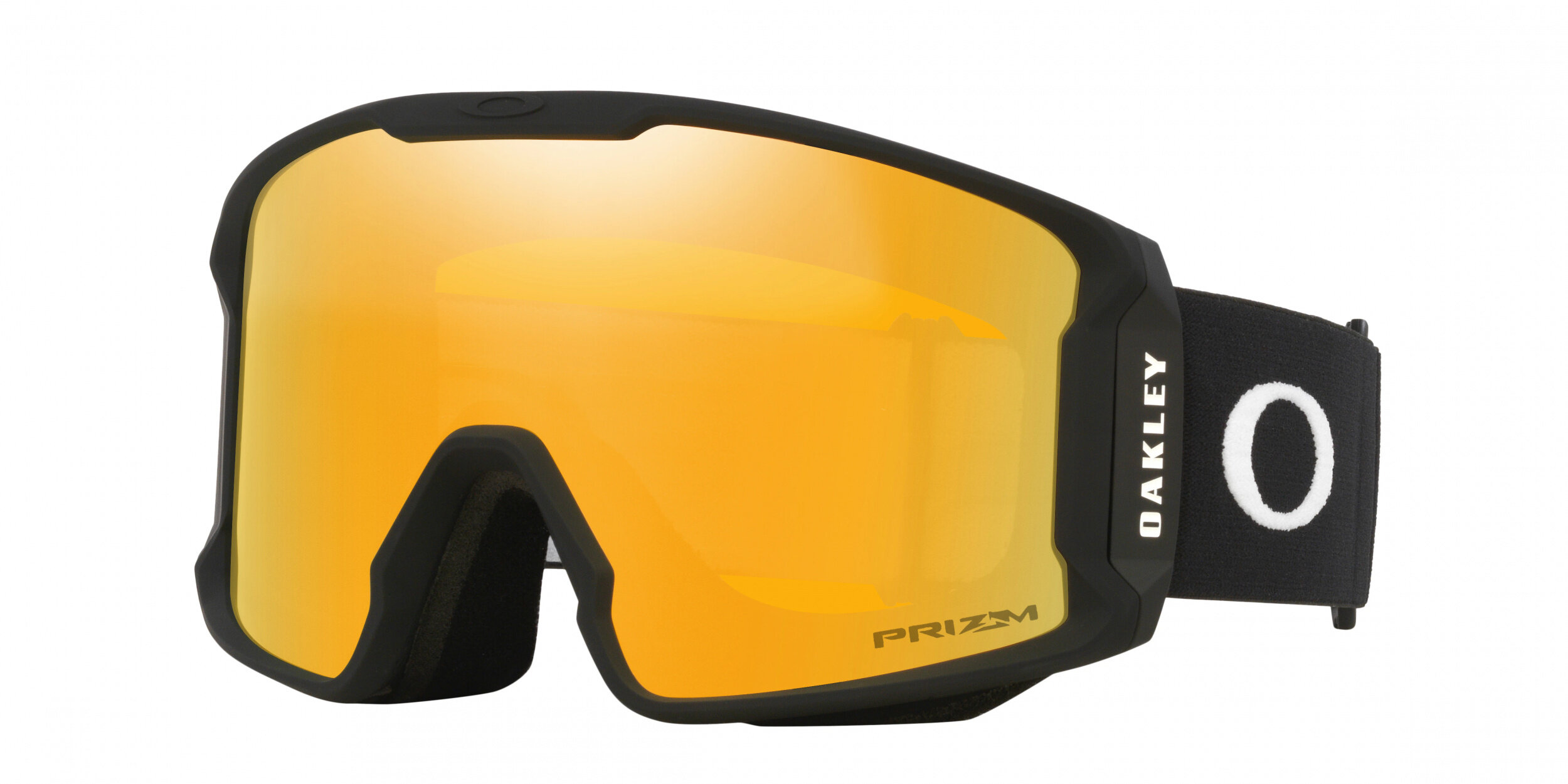 Masque de ski Oakley Line Miner L Noir mat Prizm Snow 24K Iridium