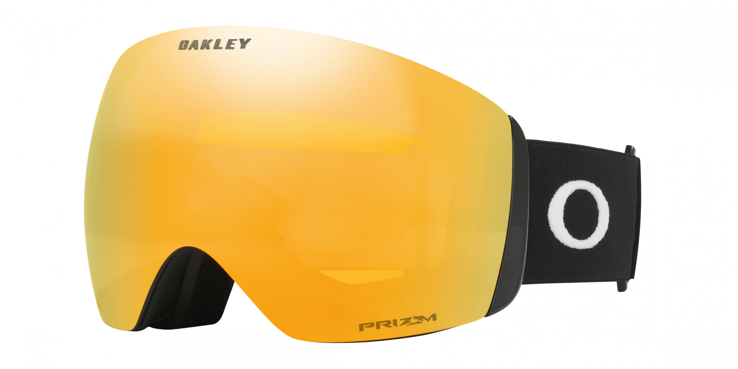 Masque de ski Oakley Flight Deck L Noir mat Prizm Snow 24K Iridium