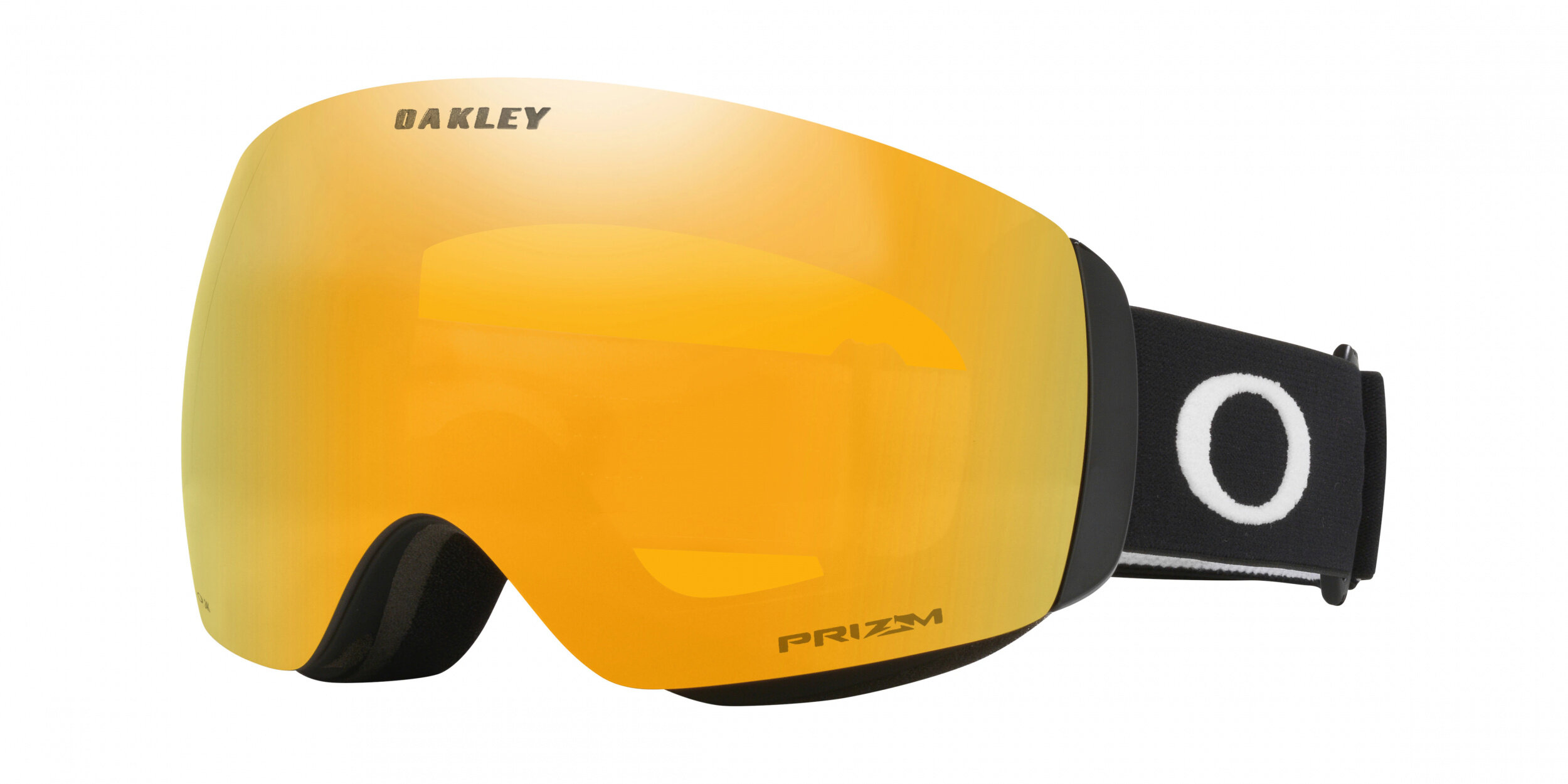 Masque de ski Oakley Flight Deck M Noir mat Prizm Snow 24K Iridium