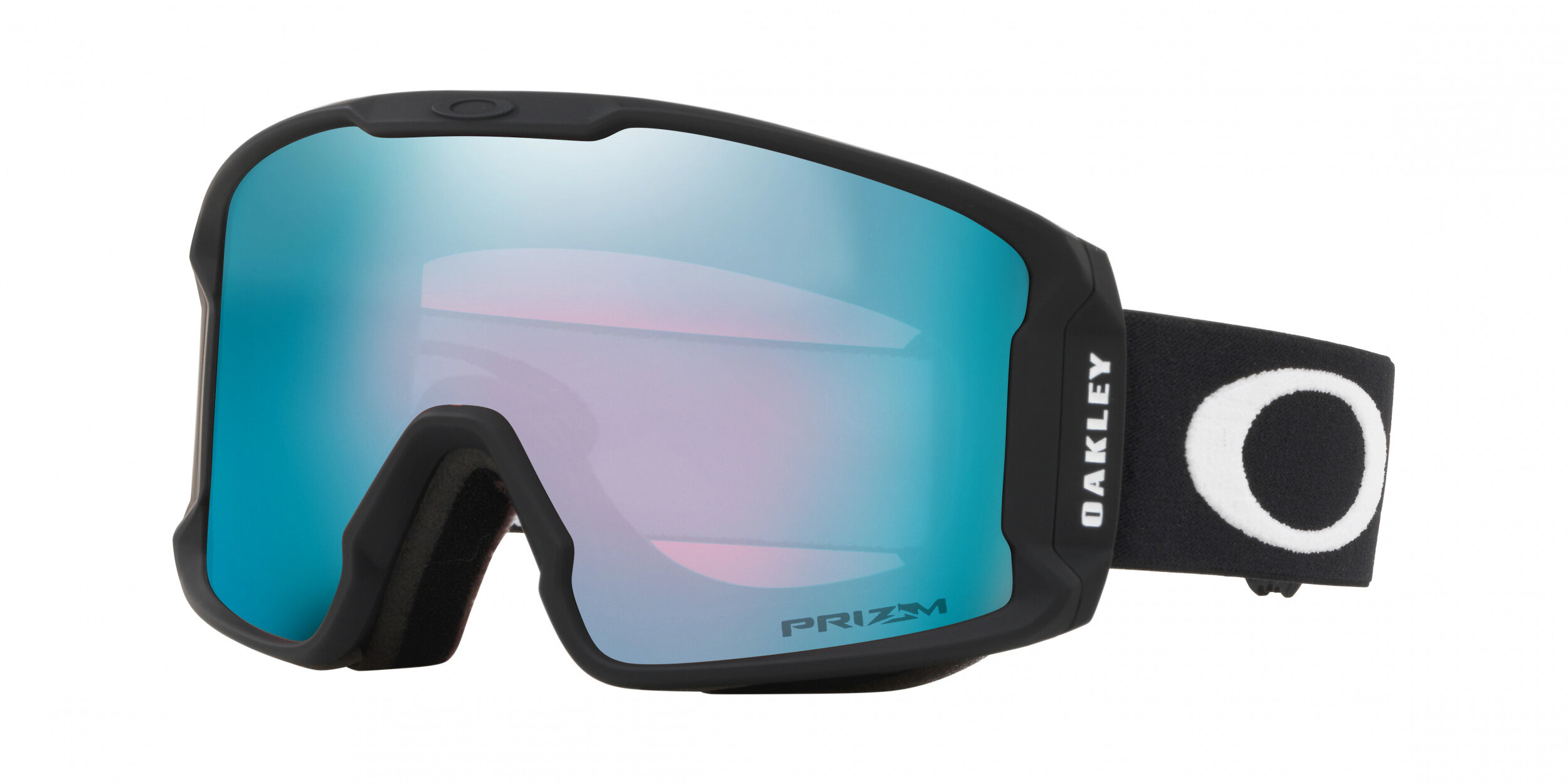 Masque de ski Oakley Line Miner M Noir mat Prizm Snow Saphir Iridium