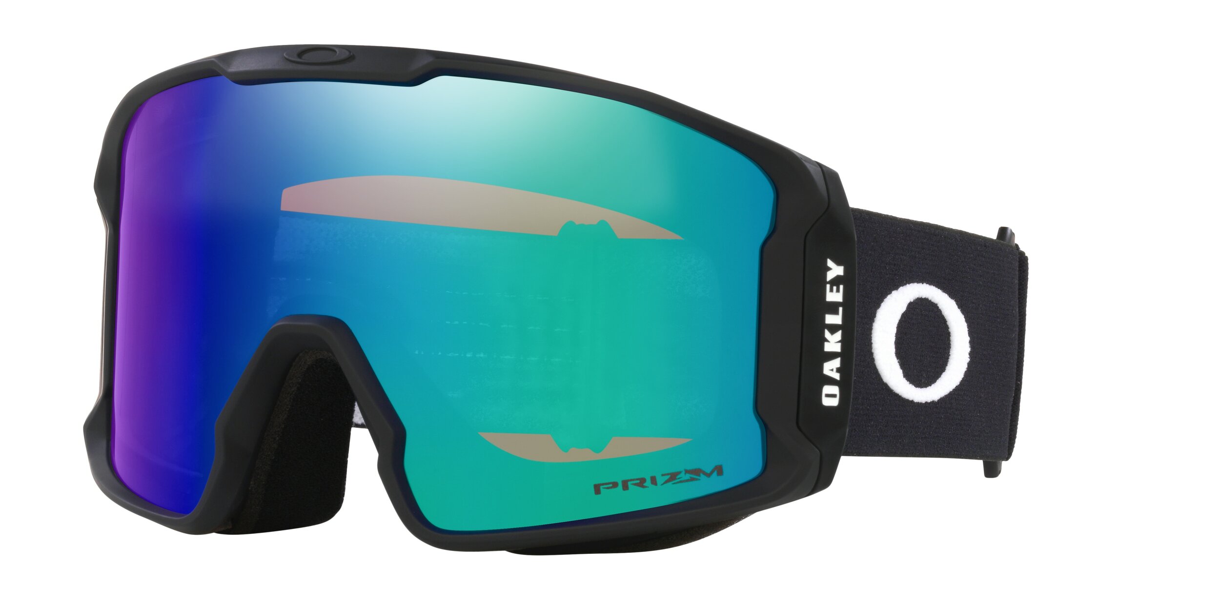 Masque de ski Oakley Line Miner M Noir mat Prizm Snow Argon Iridium