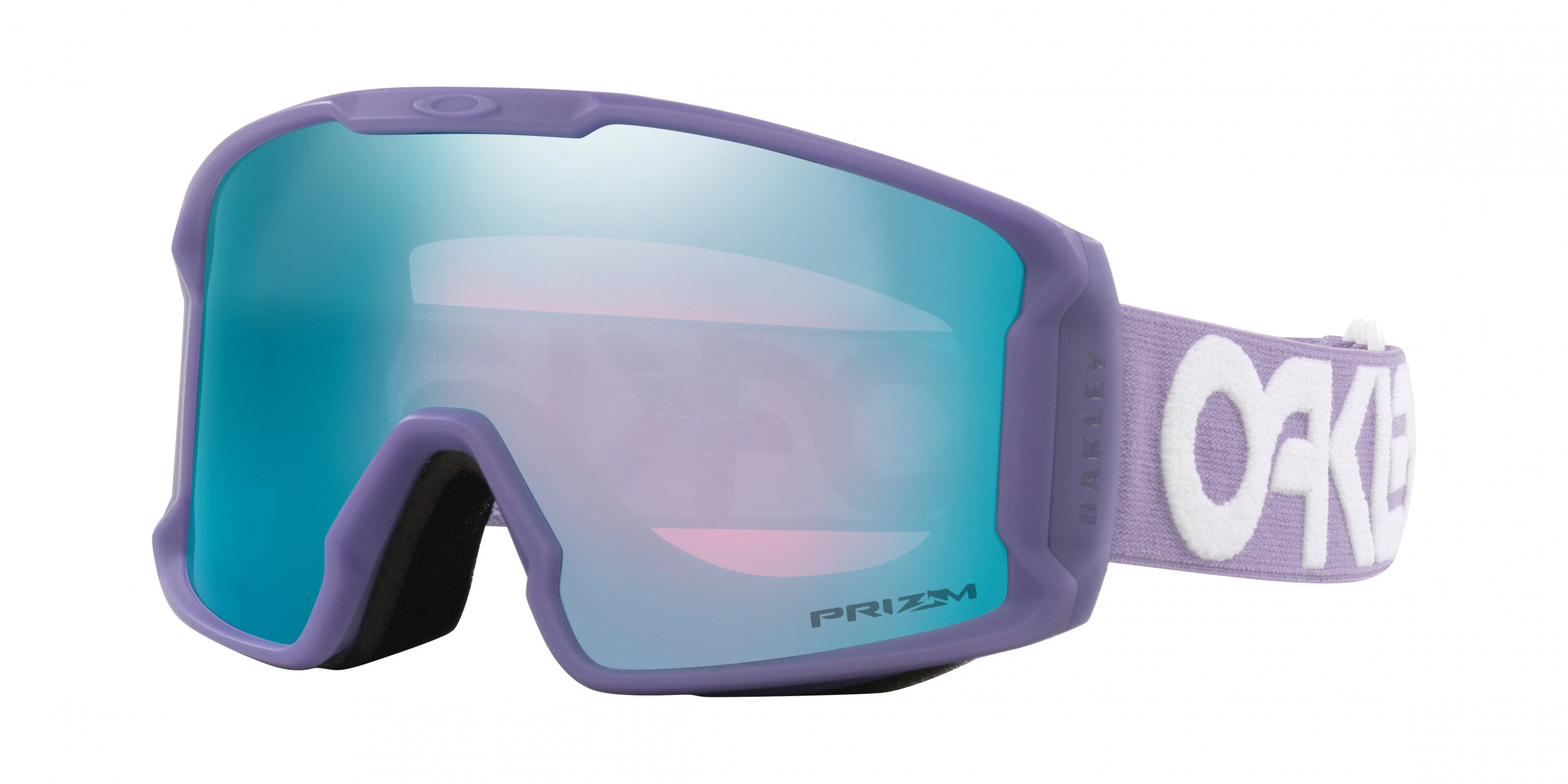 Masque de ski Oakley Line Miner M Lilas mat Prizm Snow Saphir Iridium