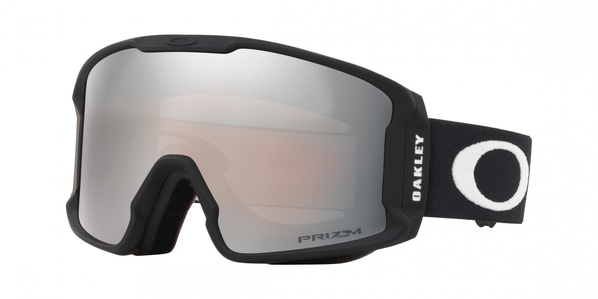 Masque de ski Oakley Line Miner M Noir mat Prizm Snow Noir Iridium