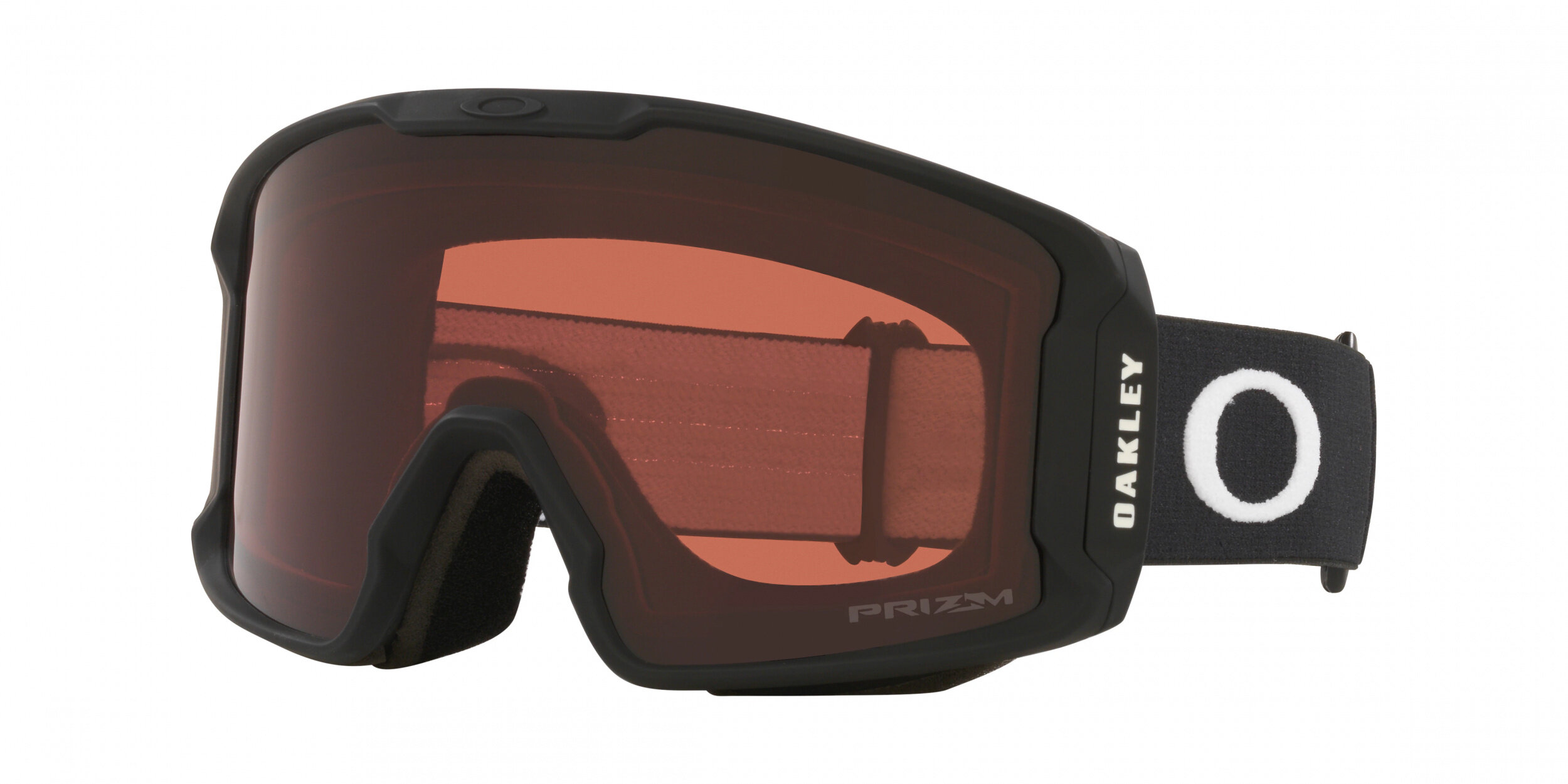 Masque de ski Oakley Line Miner M Noir mat Prizm Snow Garnet