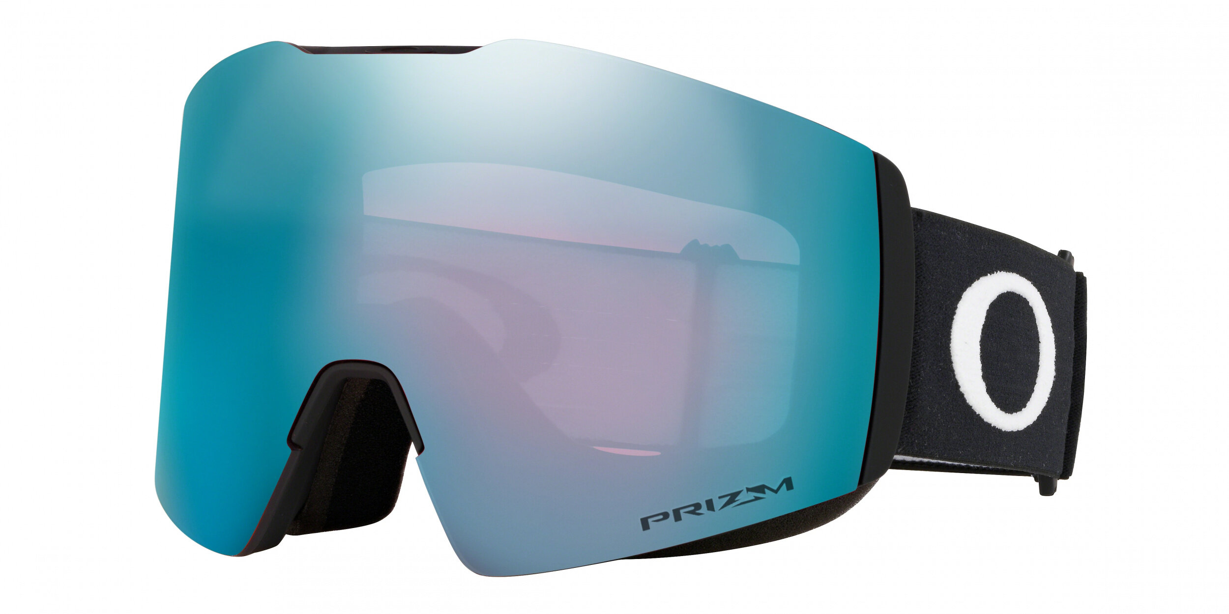 Masque de ski Oakley Fall Line L Noir mat Prizm Snow Saphir Iridium