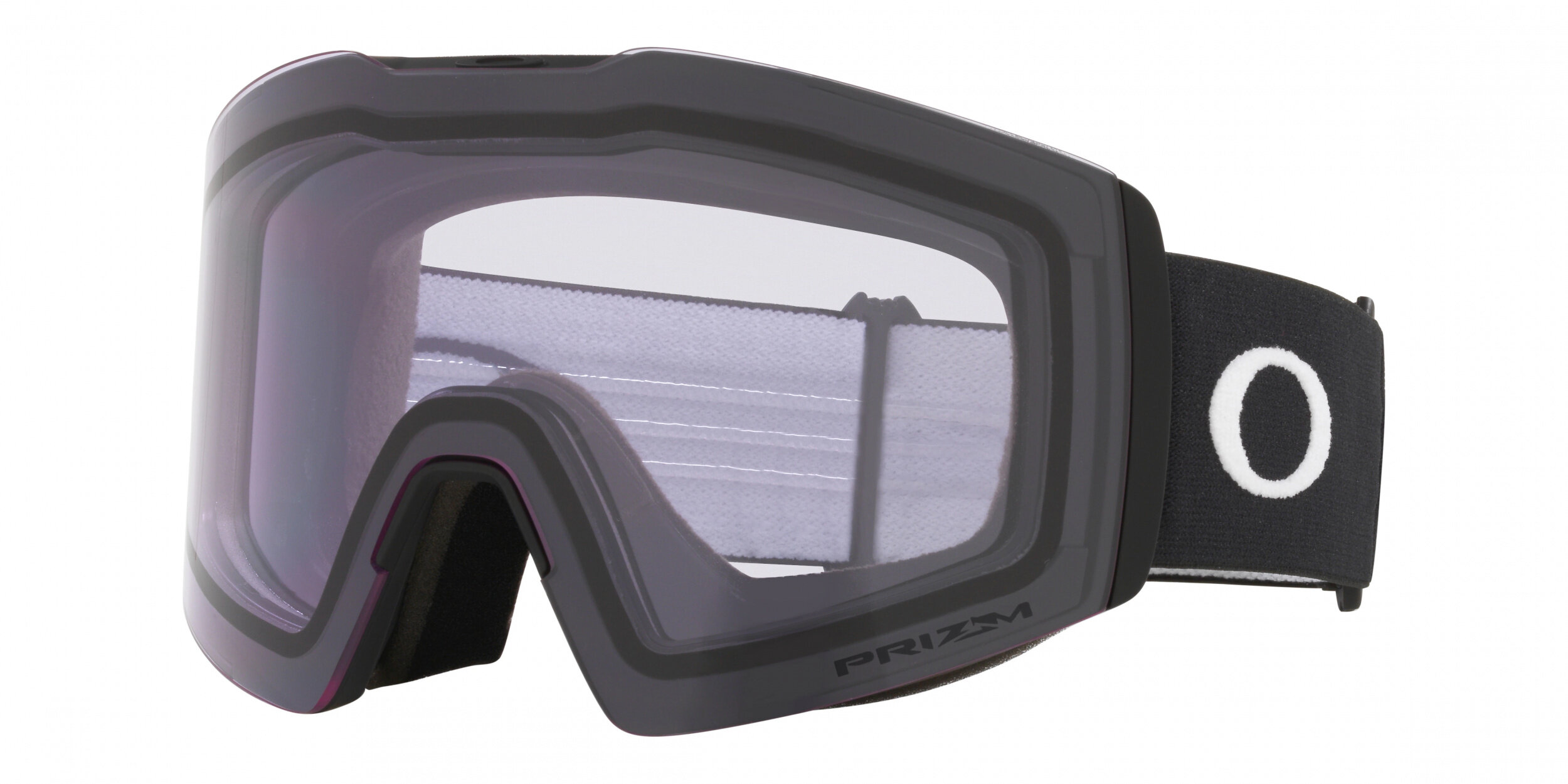 Masque de ski Oakley Fall Line L Noir mat Prizm Snow Incolore