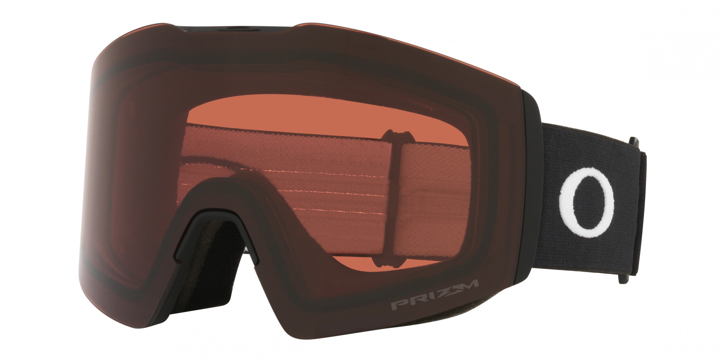 Masque de ski Oakley Fall Line L Noir mat Prizm Snow Garnet