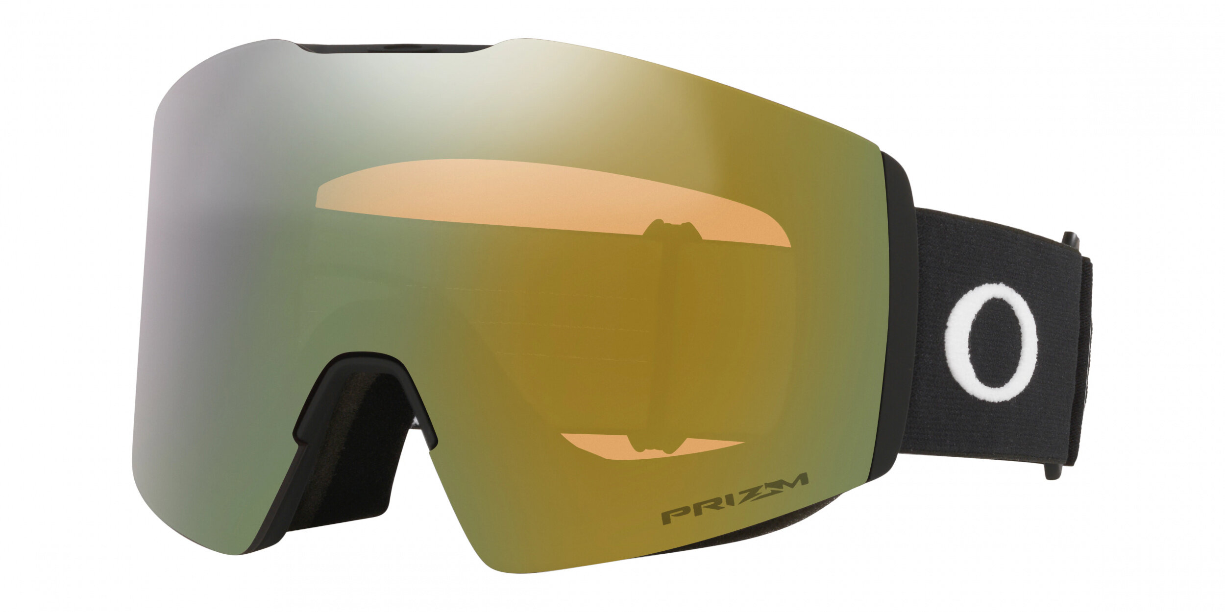 Masque de ski Oakley Fall Line L Noir mat Prizm Sauge Or Iridium