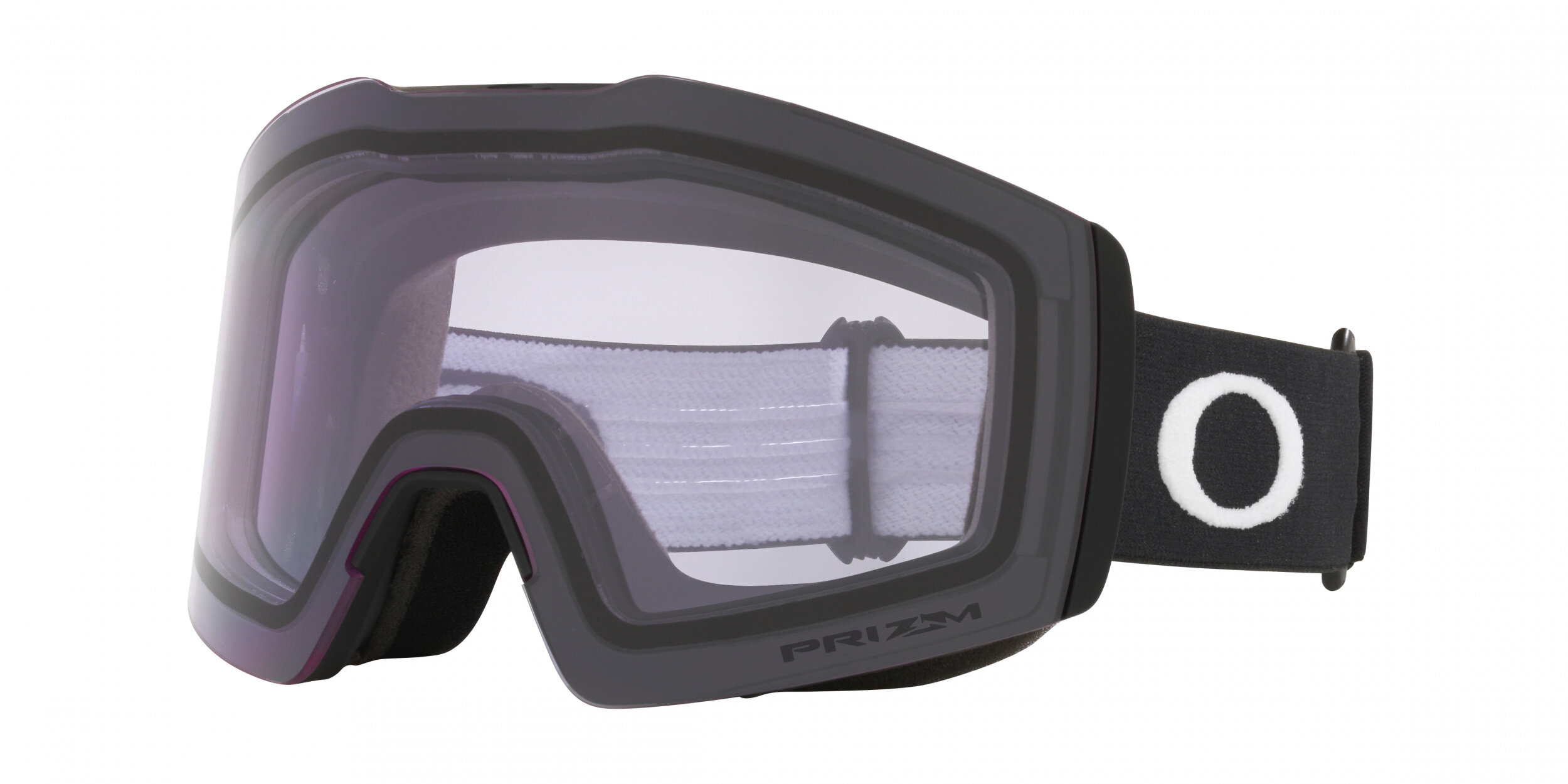 Masque de ski Oakley Fall Line M Noir mat Prizm Snow Incolore