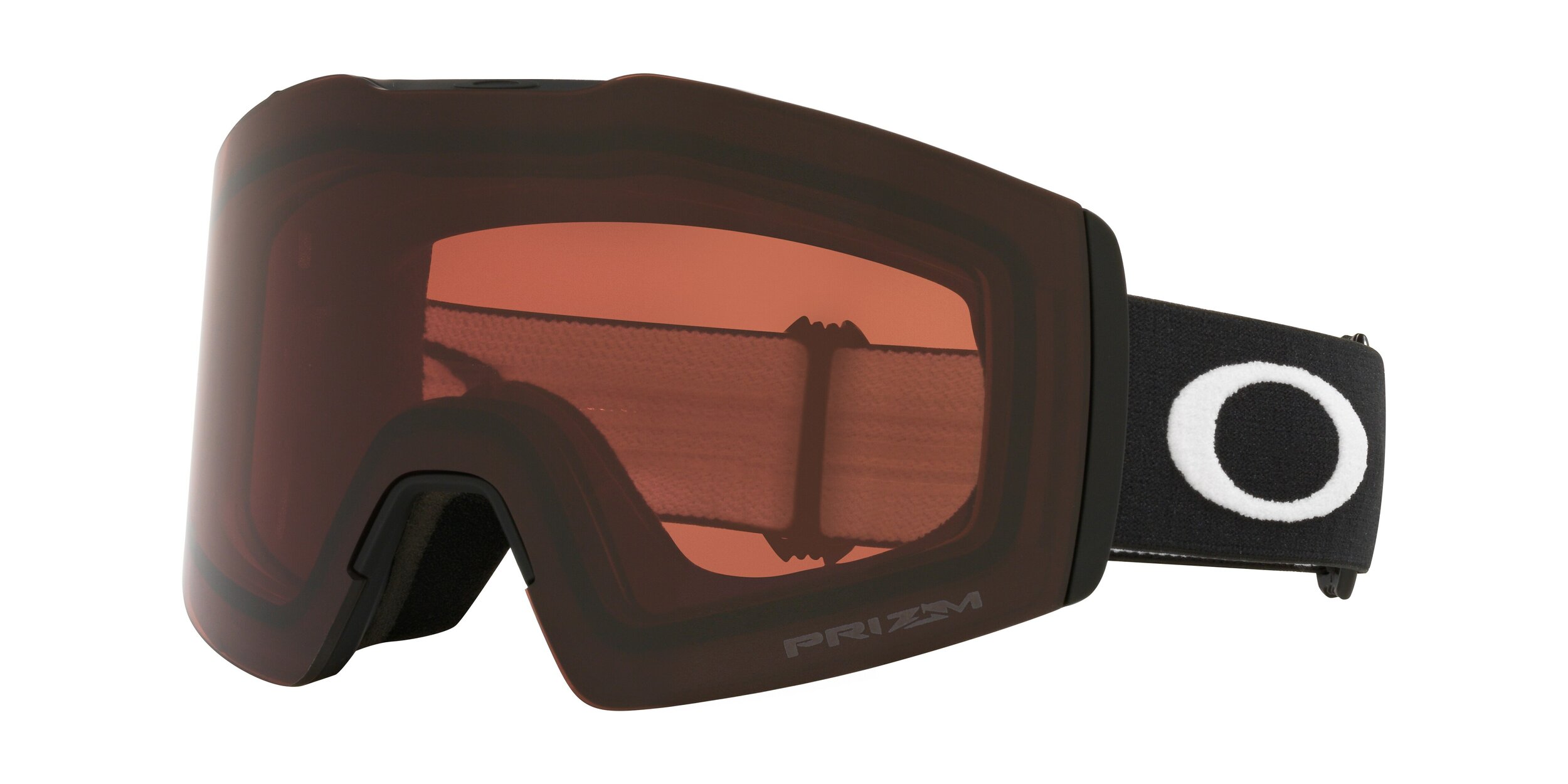 Masque de ski Oakley Fall Line M Noir mat Prizm Snow Garnet