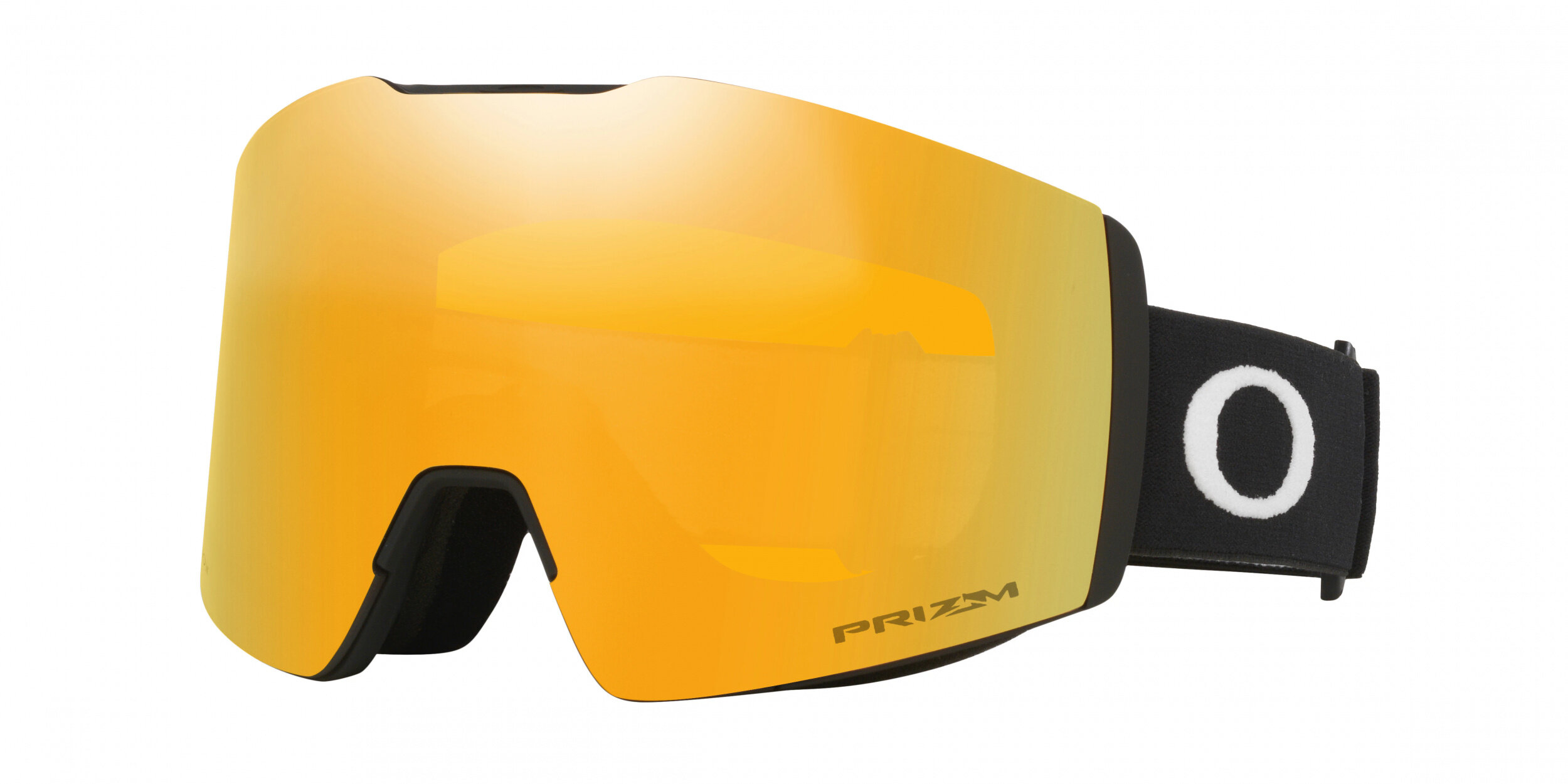 Masque de ski Oakley Fall Line M Noir mat Prizm Snow 24K Iridium