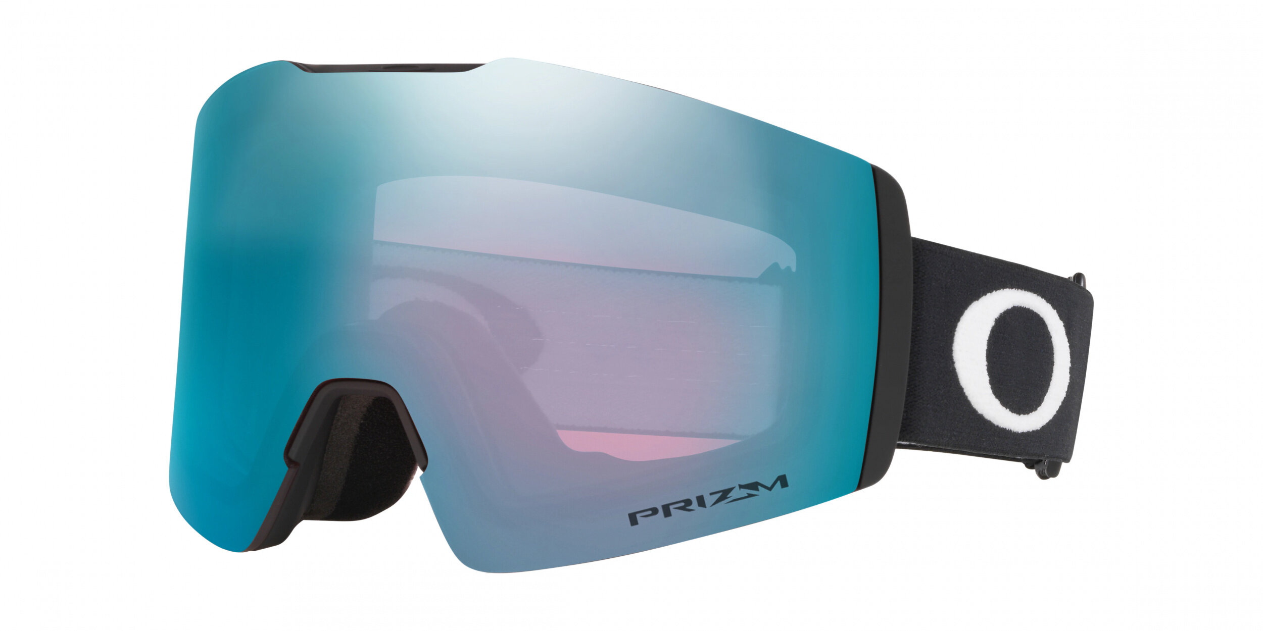 Masque de ski Oakley Fall Line M Noir mat Prizm Snow Saphir Iridium