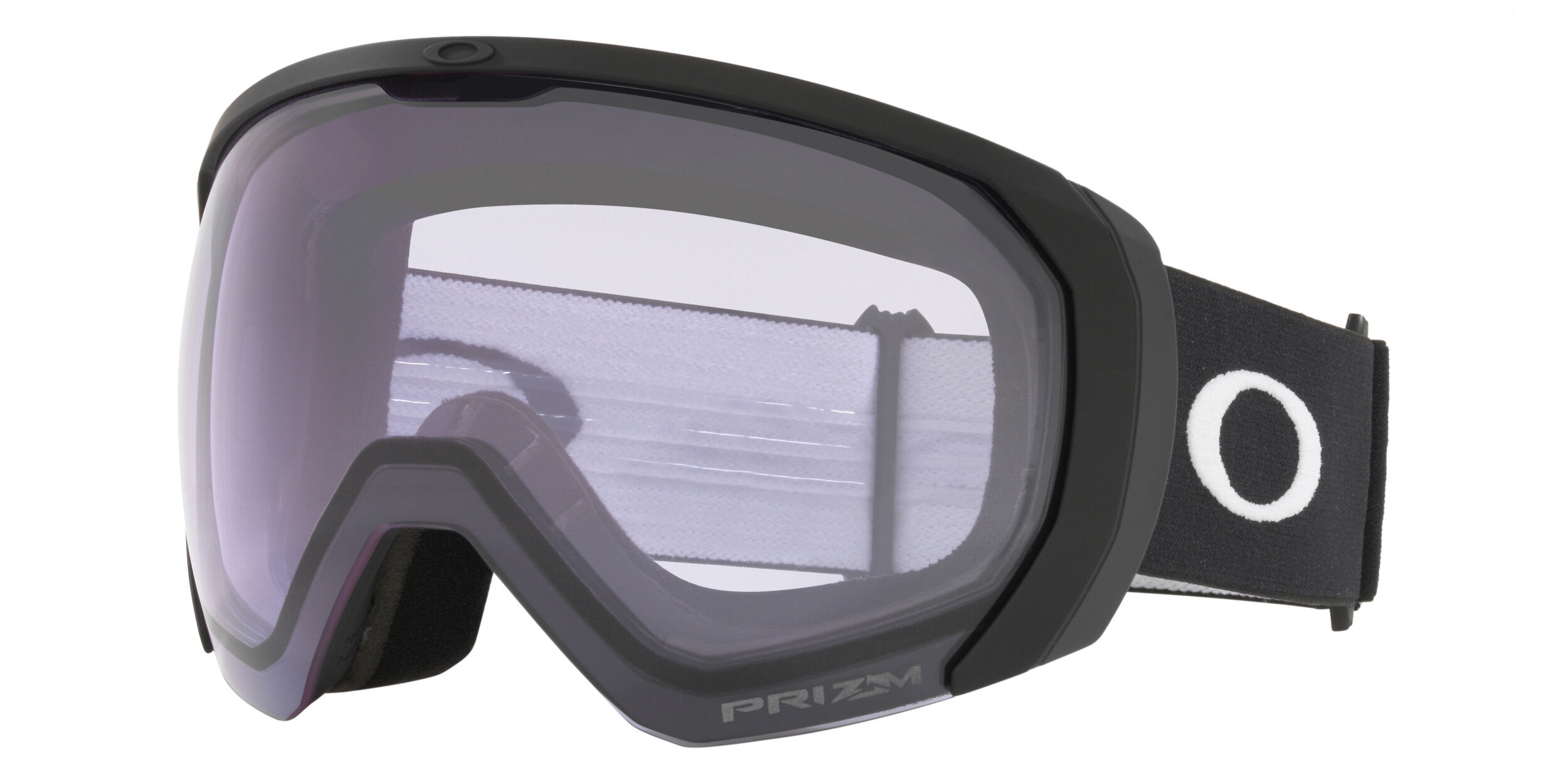 Masque de ski Oakley Flight Path L Noir mat Prizm Snow Incolore