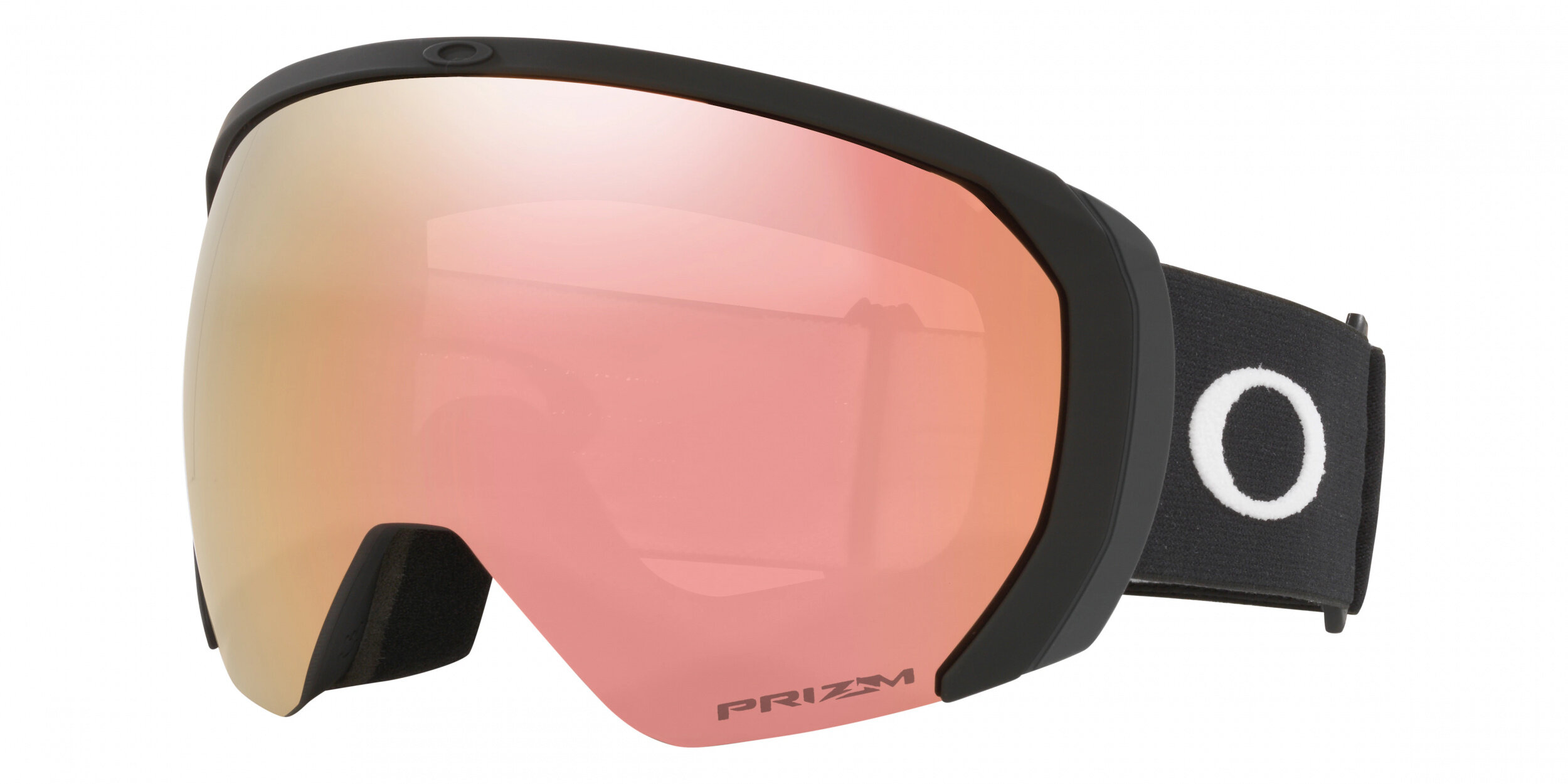 Masque de ski Oakley Flight Path L Noir mat Prizm Rose Gold Iridium