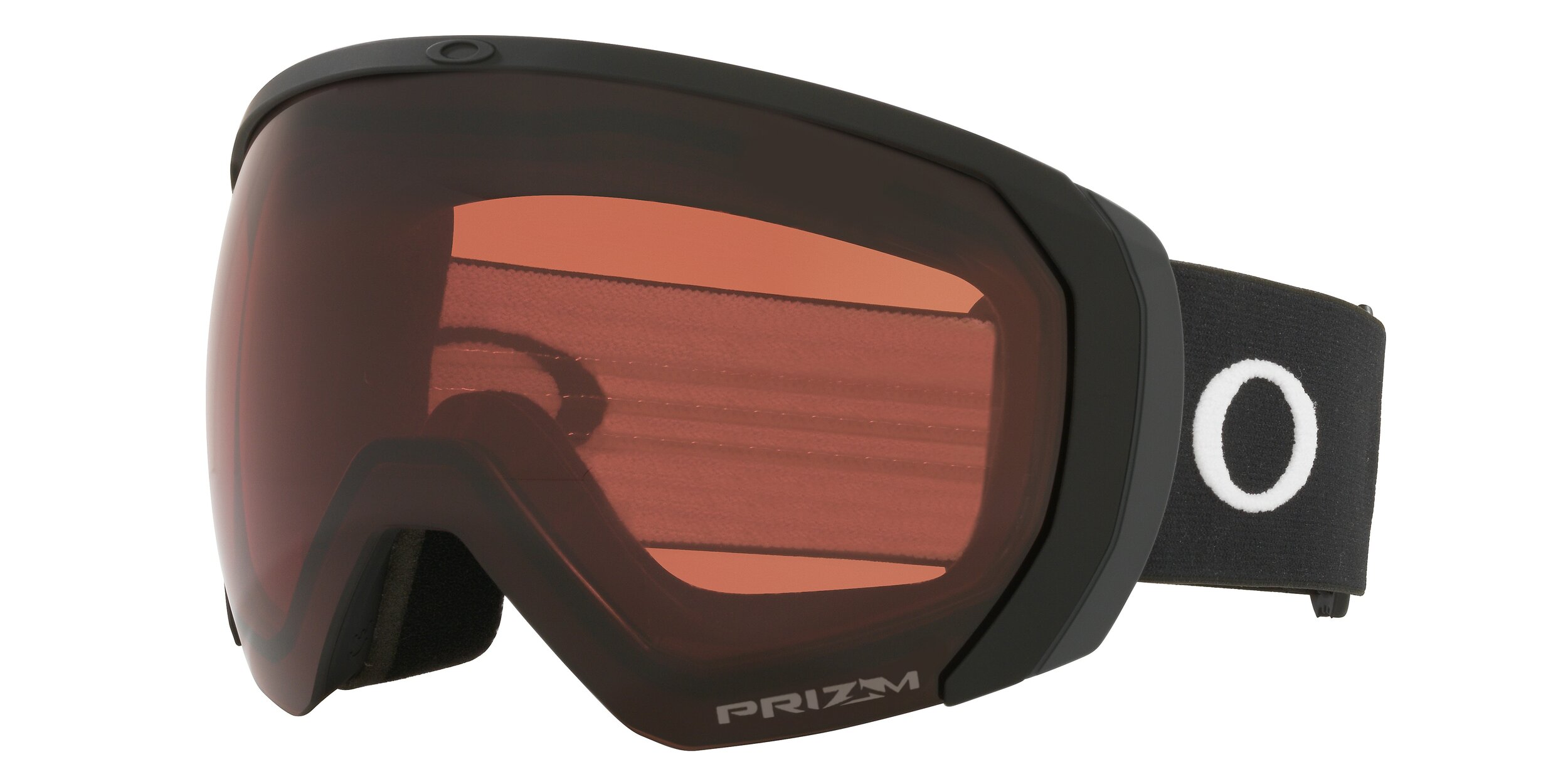 Masque de ski Oakley Flight Path L Noir mat Prizm Snow Garnet