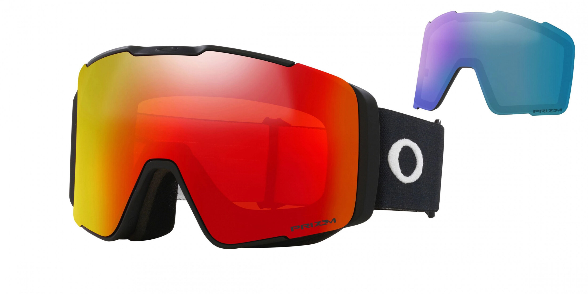 Masque de ski Oakley Line Miner Pro L Noir mat Prizm Snow Torch Iridium
