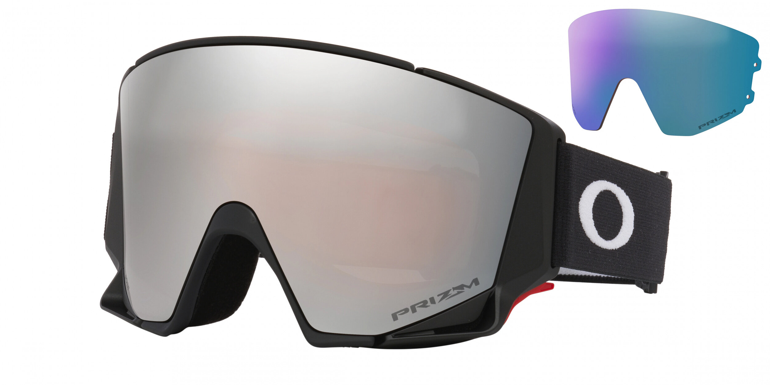 Masque de ski Oakley Flow Scape M Noir mat Prizm Snow Noir Iridium