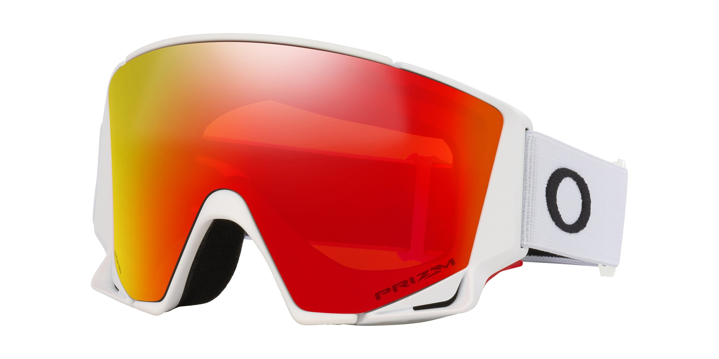 Masque de ski Oakley Flow Scape M Blanc mat Prizm Snow Torch Iridium