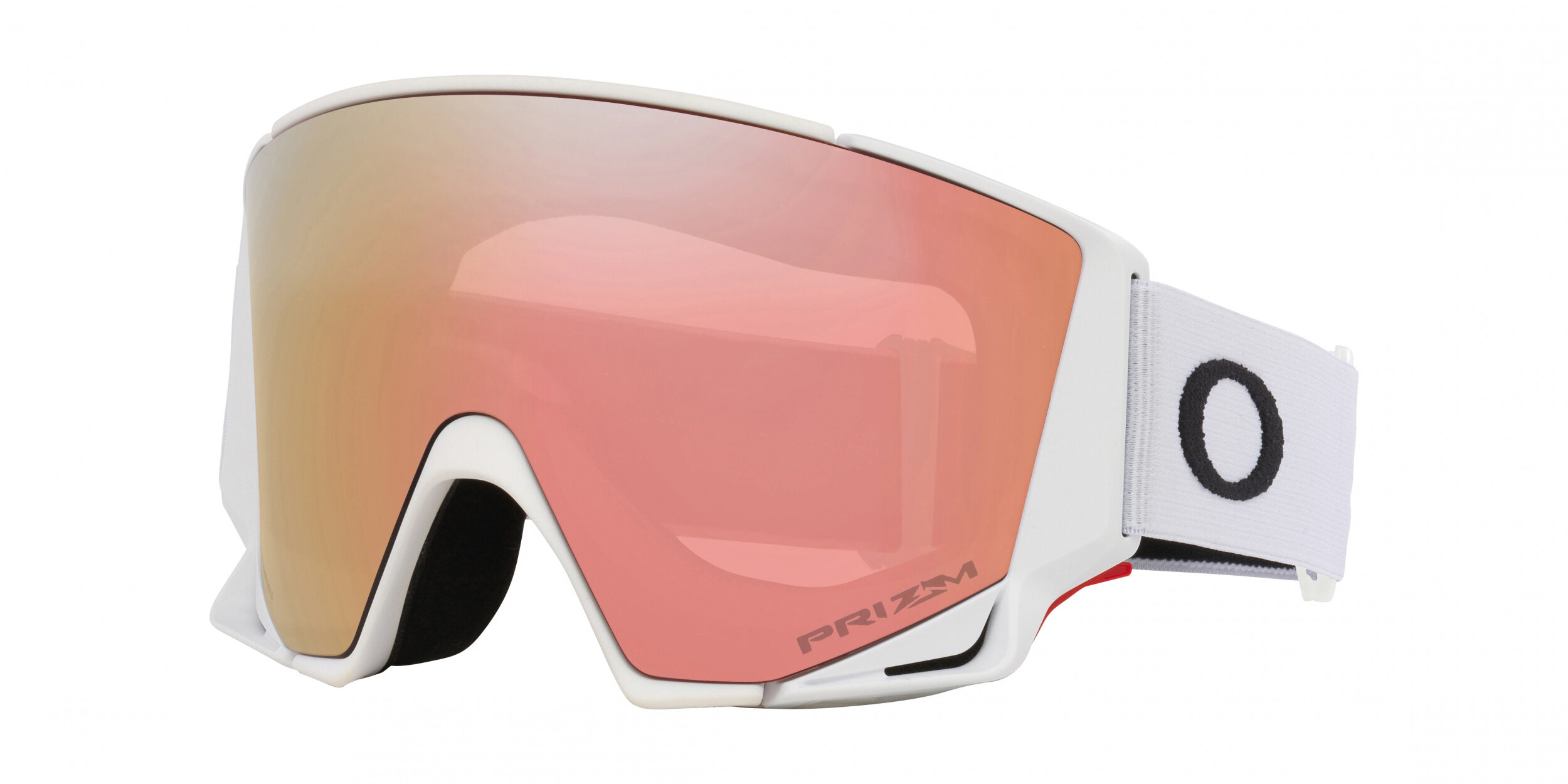 Masque de ski Oakley Flow Scape M Blanc mat Prizm Rose Gold Iridium