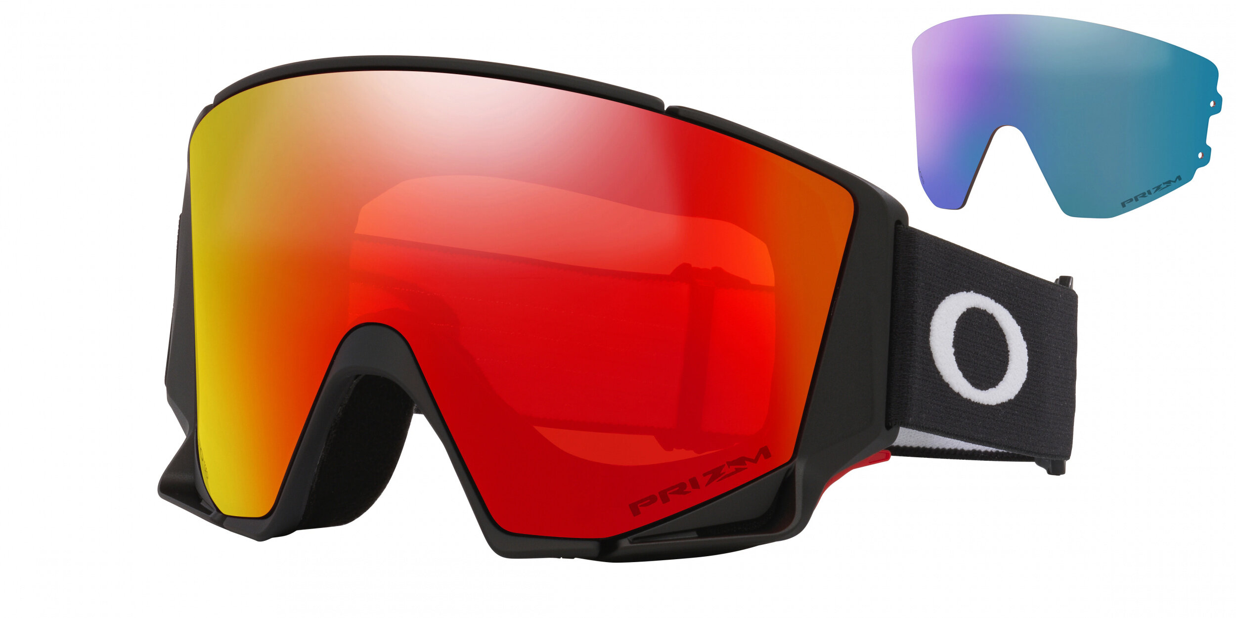Masque de ski Oakley Flow Scape M Noir mat Prizm Snow Torch Iridium