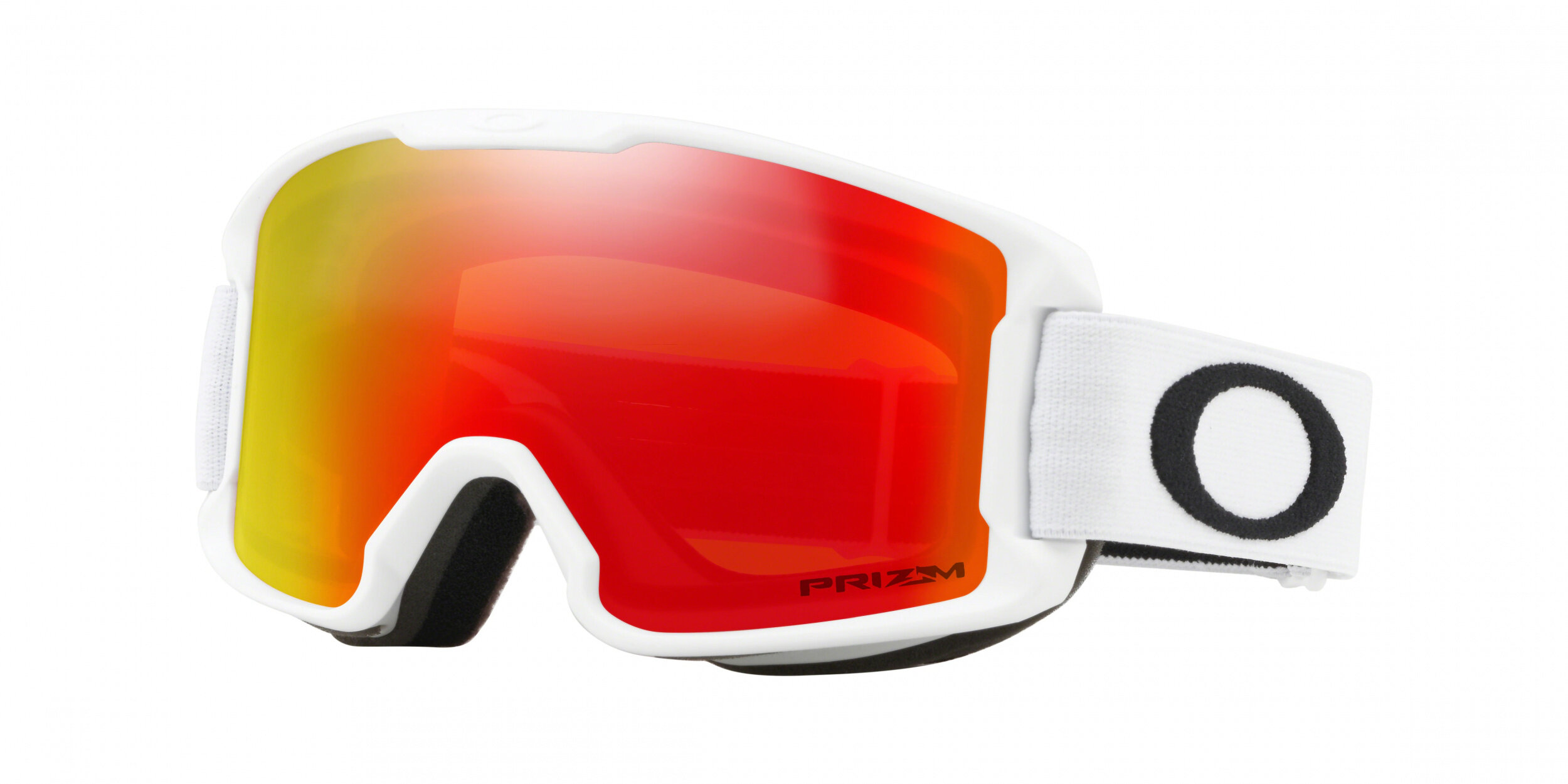 Masque de ski Oakley Line Miner S Blanc mat Prizm Snow Torch Iridium