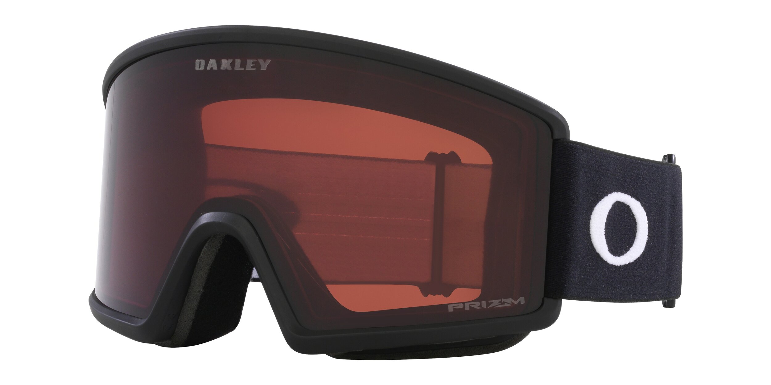 Masque de ski Oakley Target Line L Noir mat Prizm Snow Gris Foncé