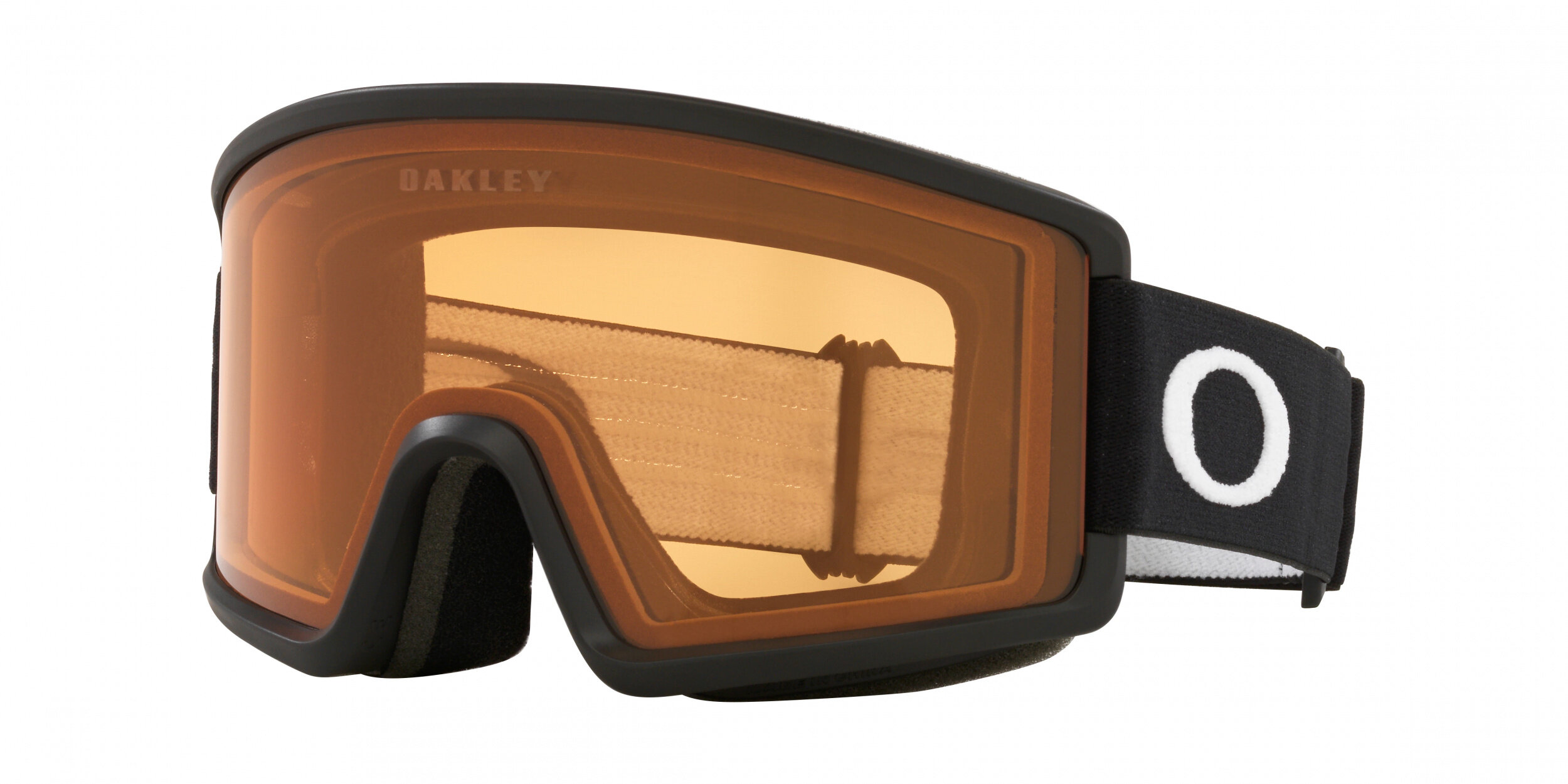 Masque de ski Oakley Target Line L Noir mat Rouge Orangé