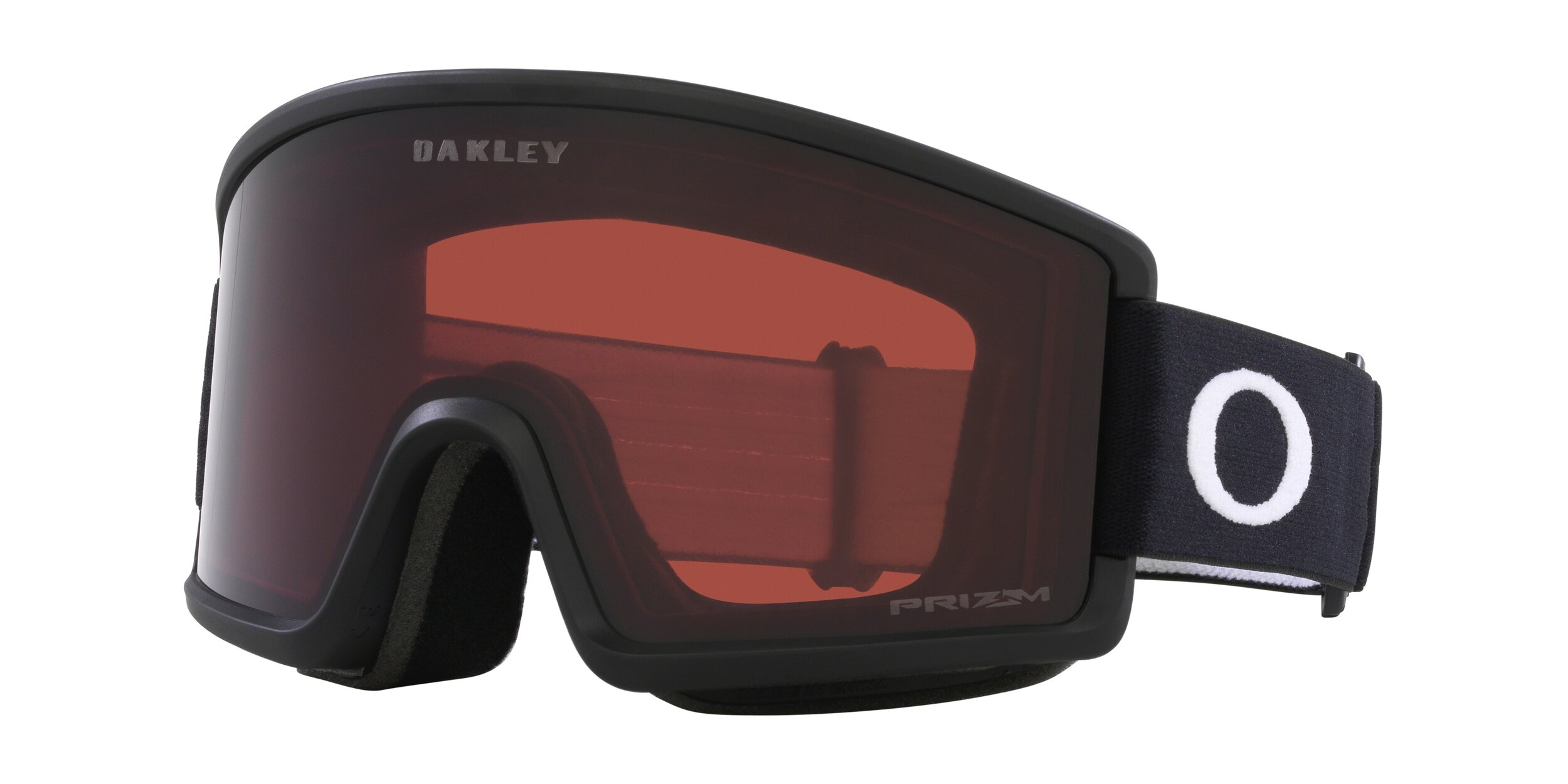 Masque de ski Oakley Target Line M Noir mat Prizm Snow Gris Foncé