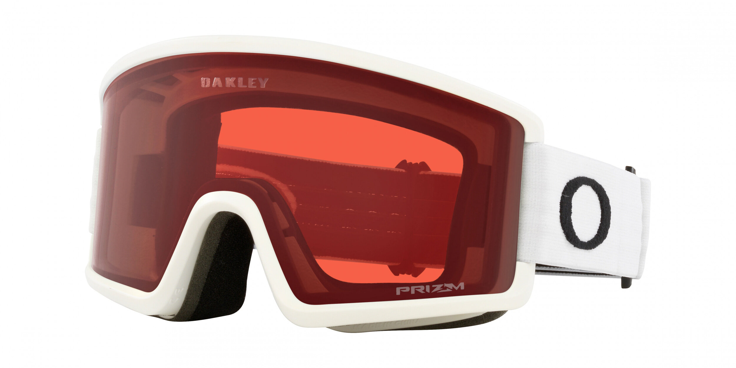 Masque de ski Oakley Target Line M Blanc mat Prizm Snow Rose