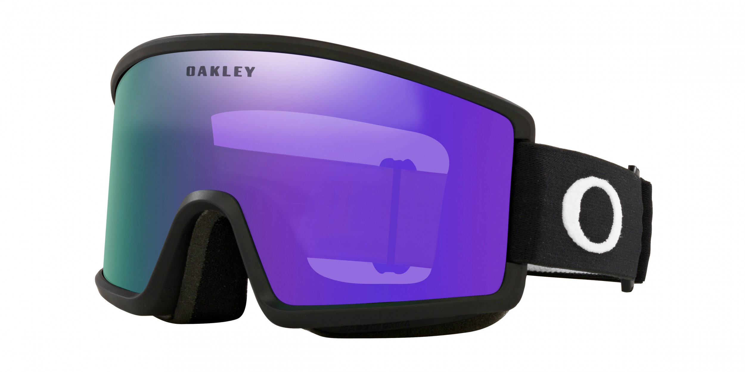 Masque de ski Oakley Target Line M Noir mat Violet Iridium