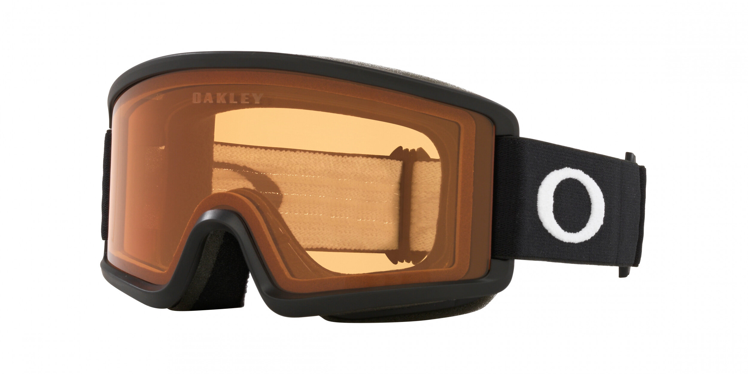 Masque de ski Oakley Target Line S Noir mat Rouge Orangé