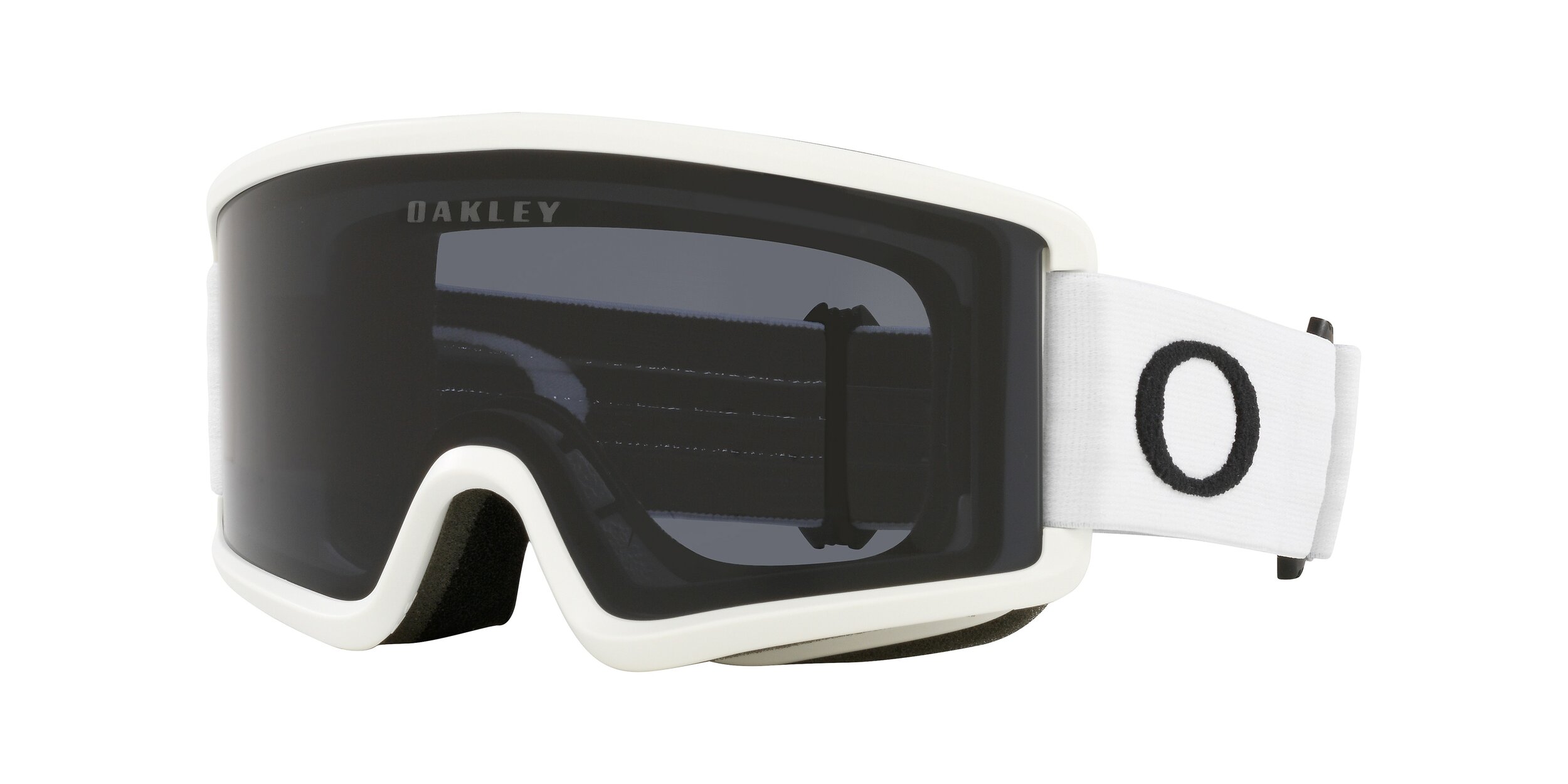Masque de ski Oakley Target Line S Blanc mat Gris Foncé