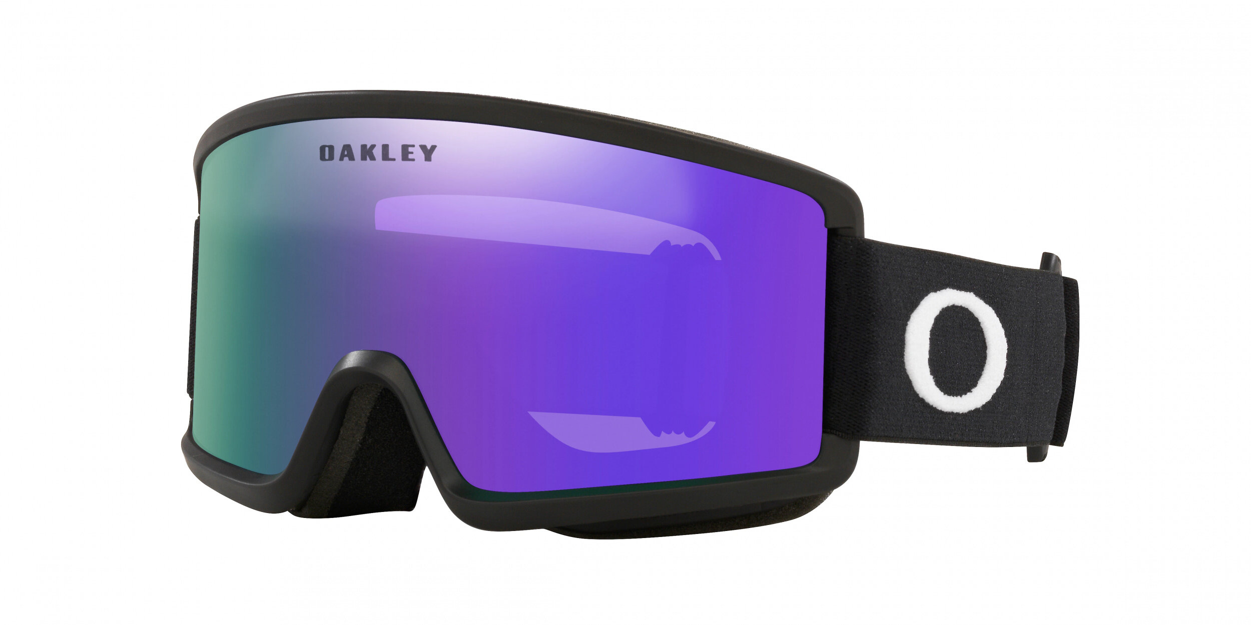 Masque de ski Oakley Target Line S Noir mat Violet Iridium