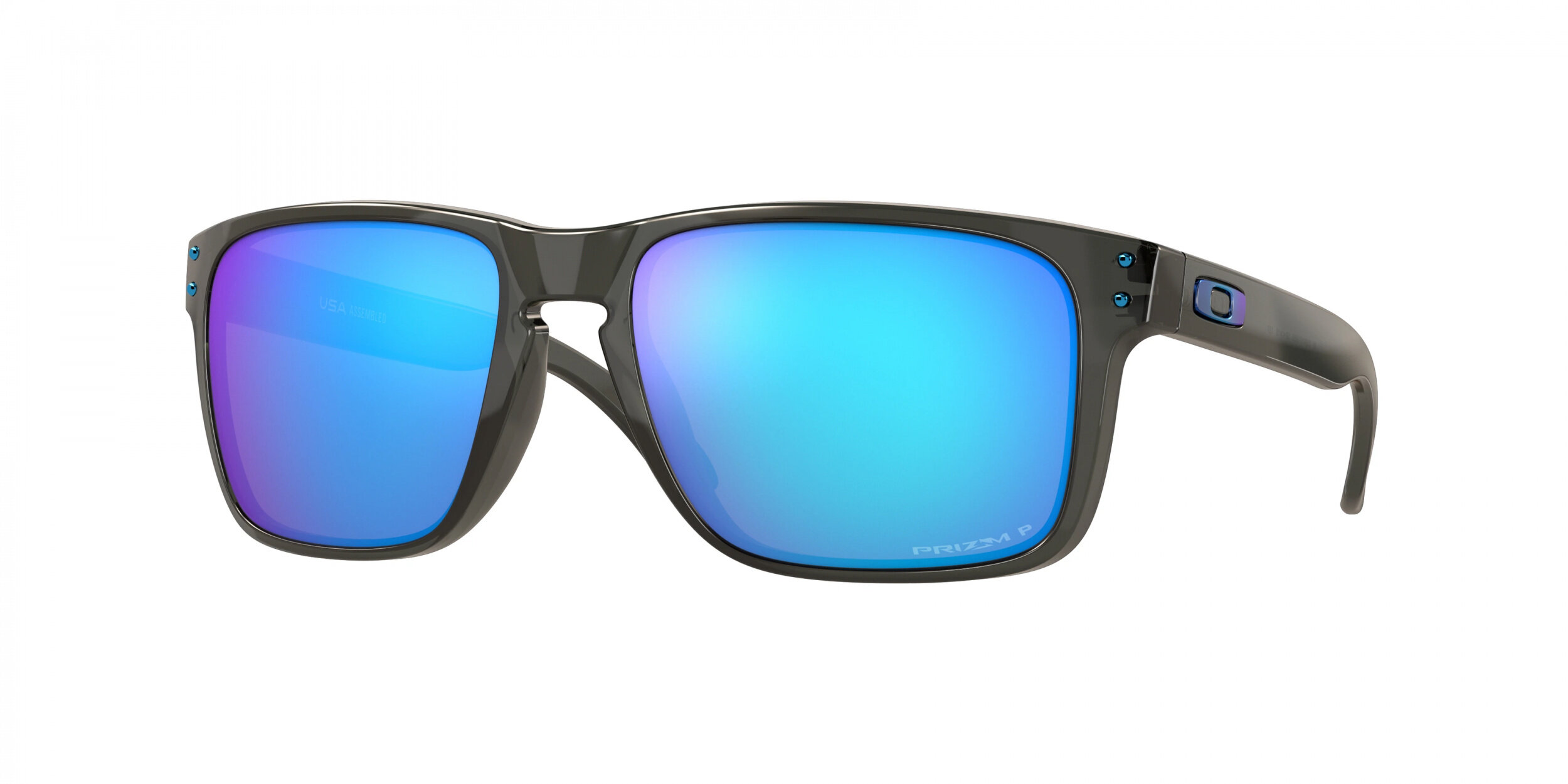 Lunettes de soleil Oakley - Holbrook XL - OO9417-09 Gris Smoke - Cat.3 Polarisé Prizm Saphir