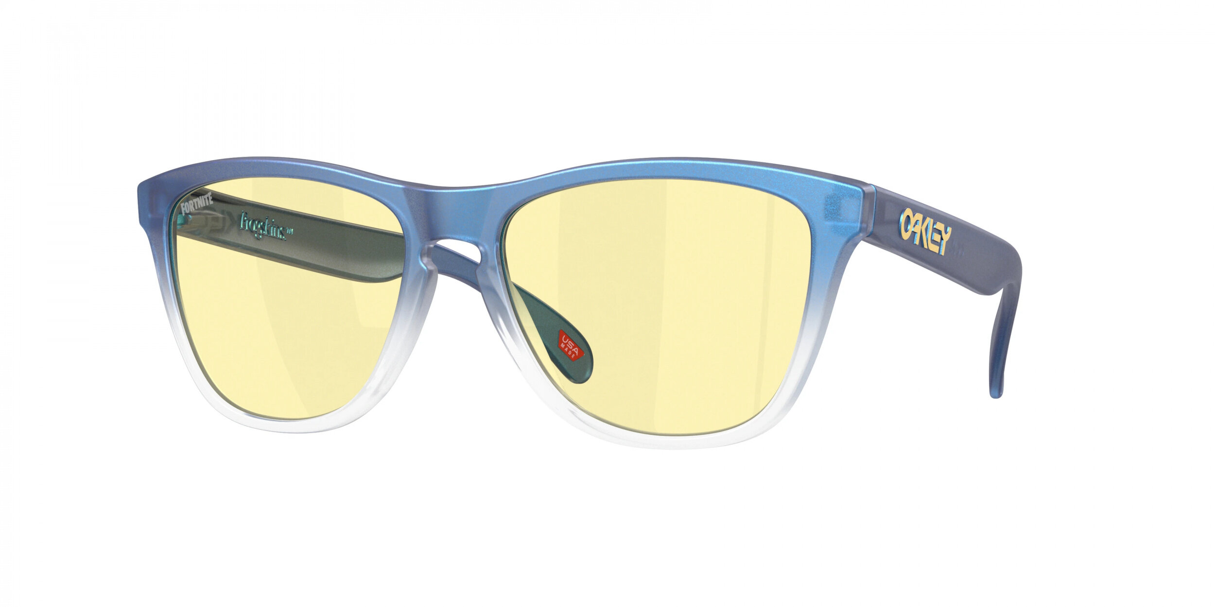 Lunettes de soleil Oakley - Frogskins - OO9013-M4 Cyan mat/bleu/fondu marqué - Cat.0 Prizm Gaming™ 2.0