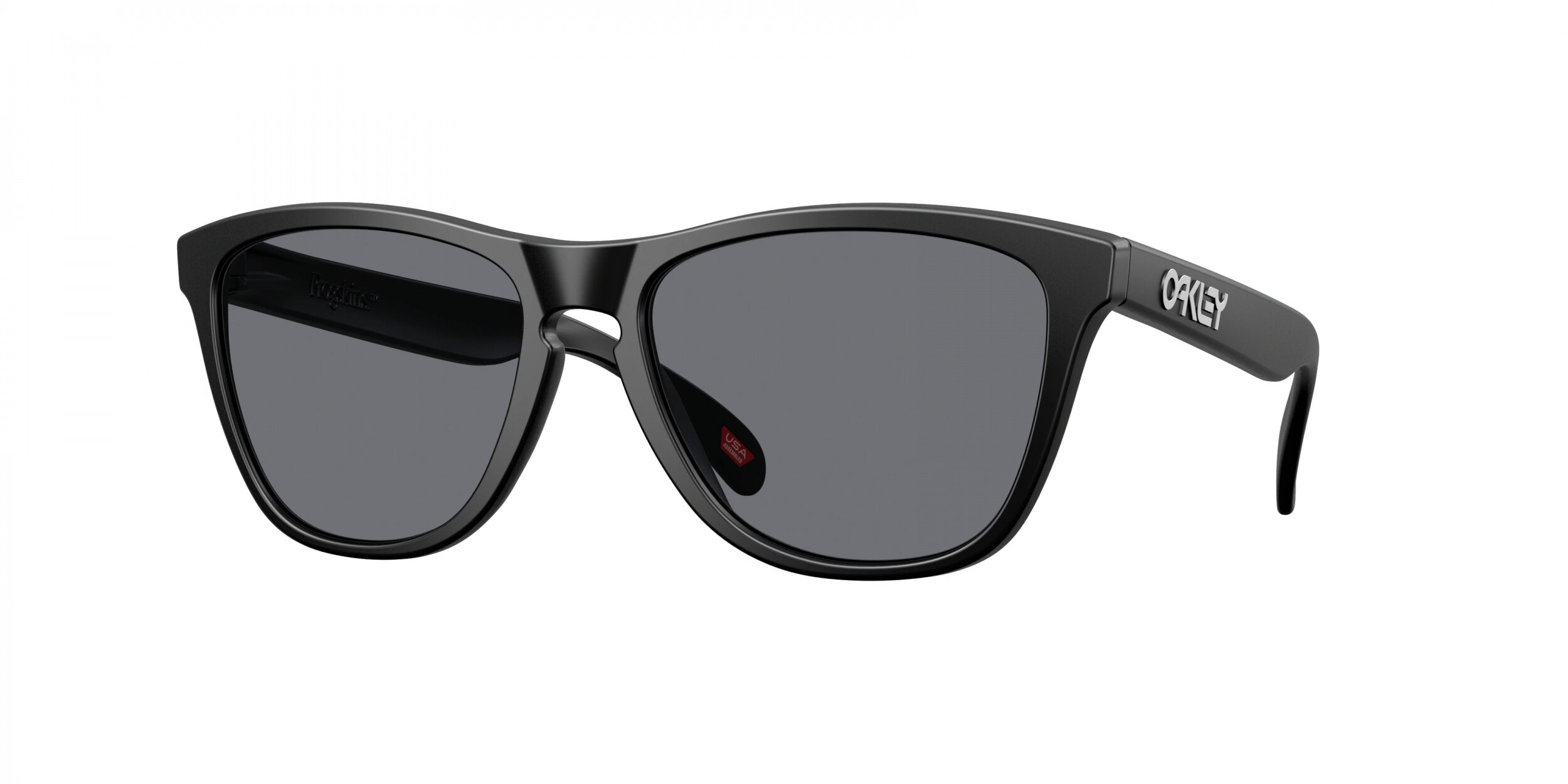 Lunettes de soleil Oakley - Frogskins - OO9013-M7 Noir mat - Cat.3 Gris