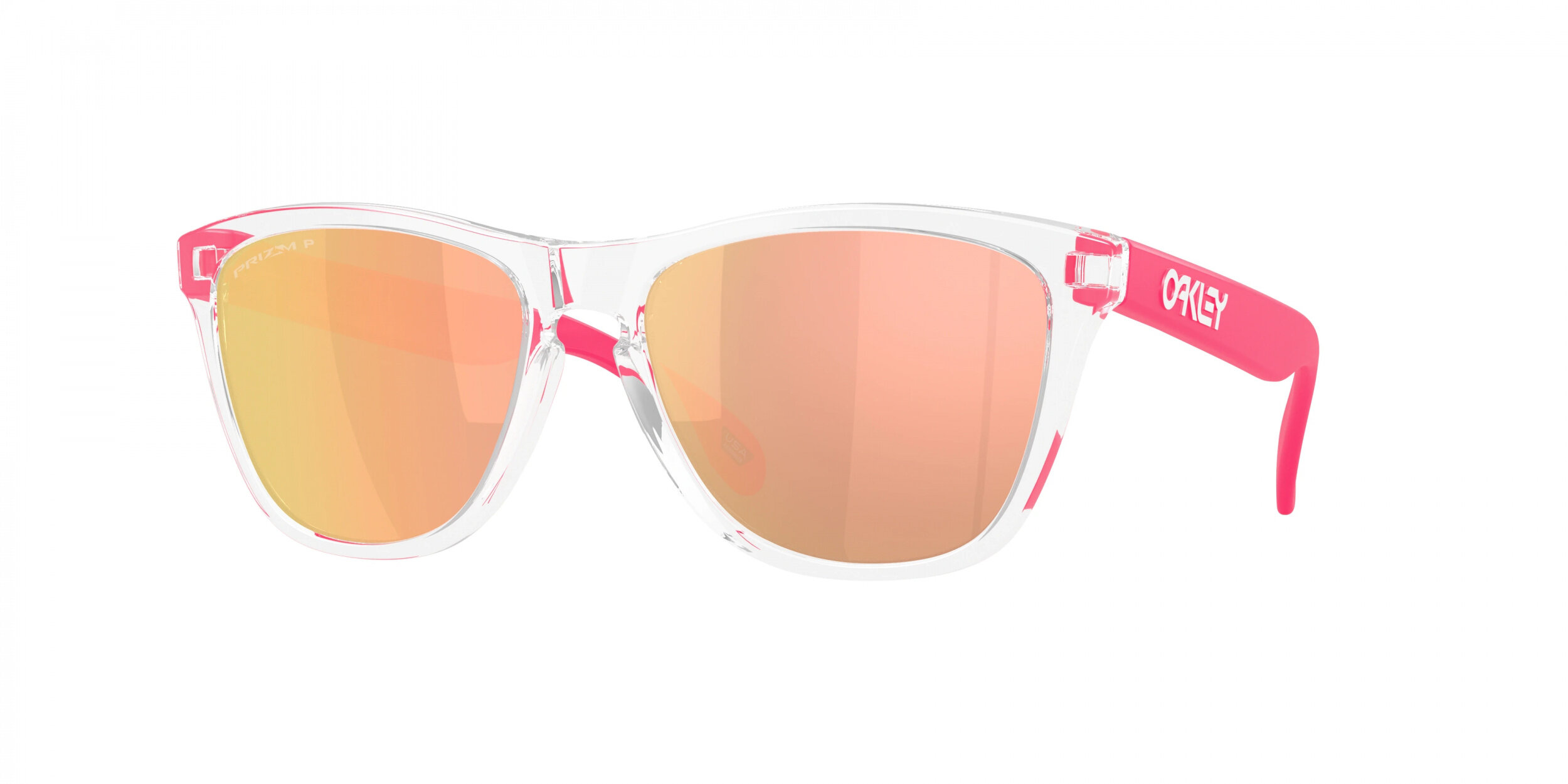 Lunettes de soleil Oakley - Frogskins - OO9013-M9 Incolore - Cat.3 Polarisé Prizm Or rose