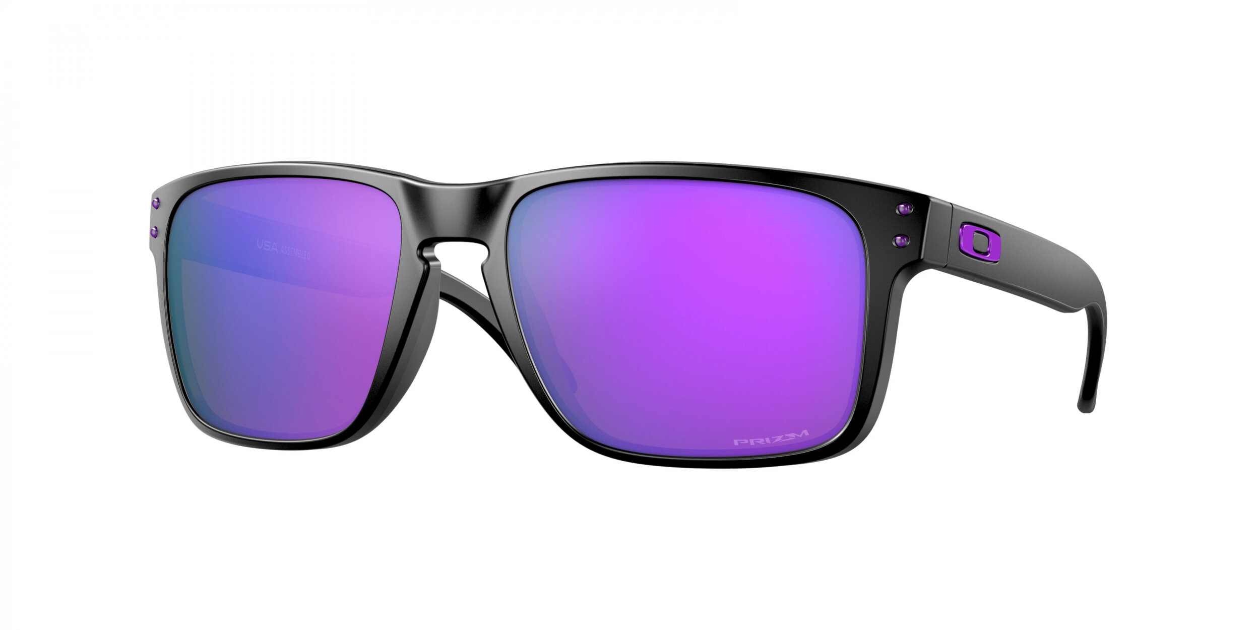 Lunettes de soleil Oakley - Holbrook XL - OO9417-20 Noir mat - Cat.3 Prizm Violet