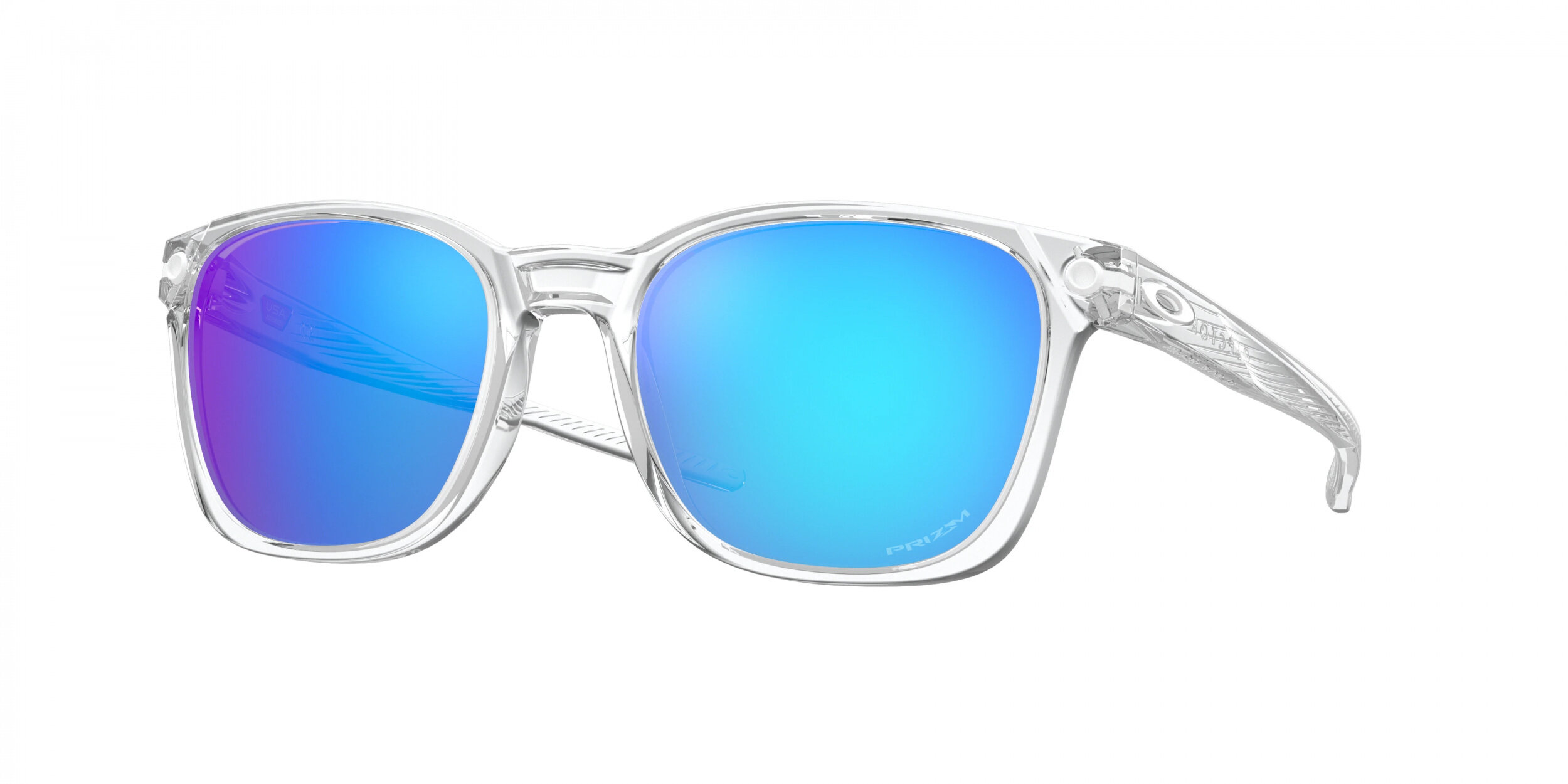 Lunettes de soleil Oakley - Ojector - OO9018-02 Transparent poli - Cat.3 Prizm Saphir