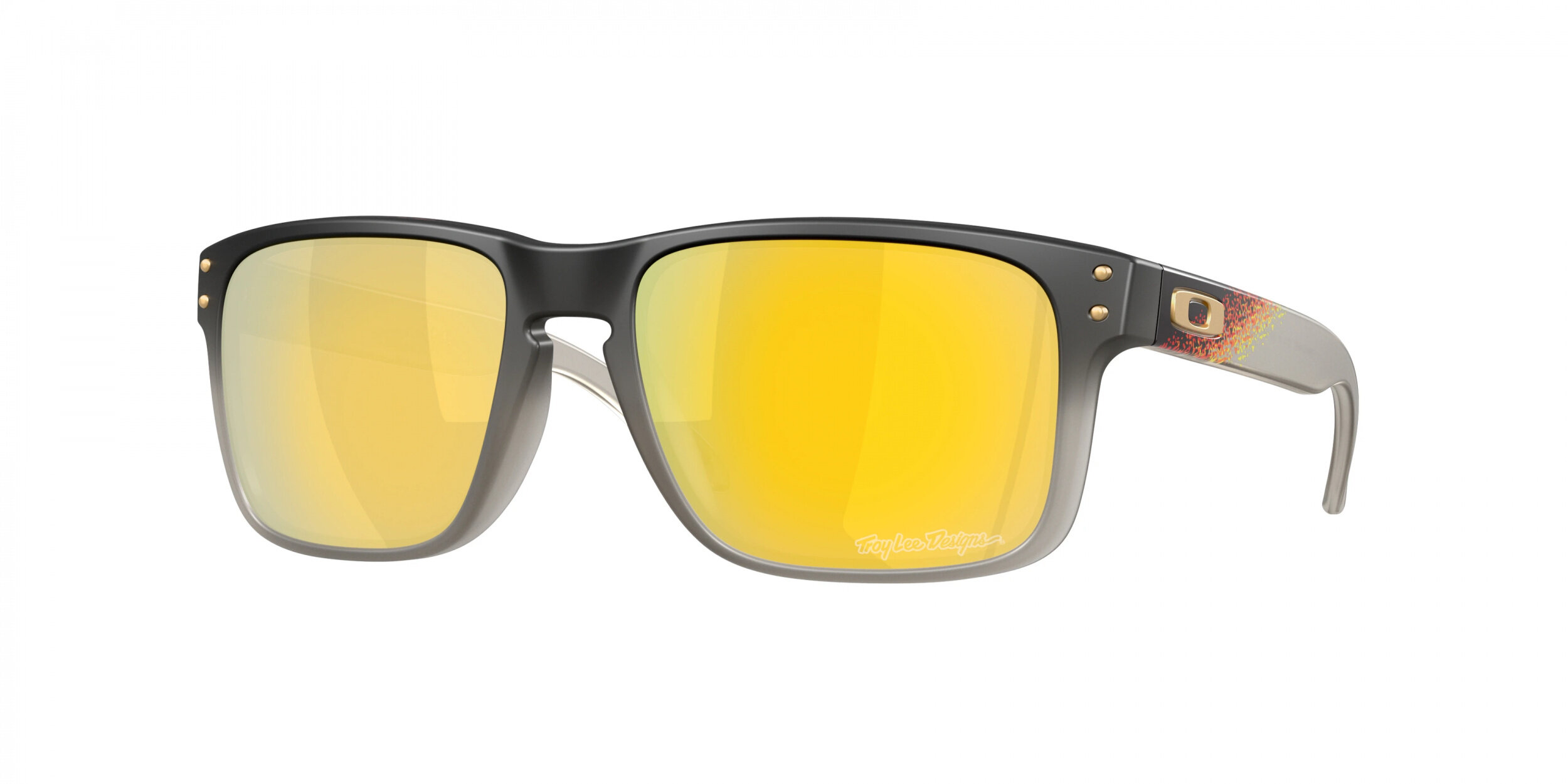 Lunettes de soleil Oakley - Holbrook - OO9102-AH Designs Troy Lee fondu noir - Cat.3 Polarisé Prizm 24K