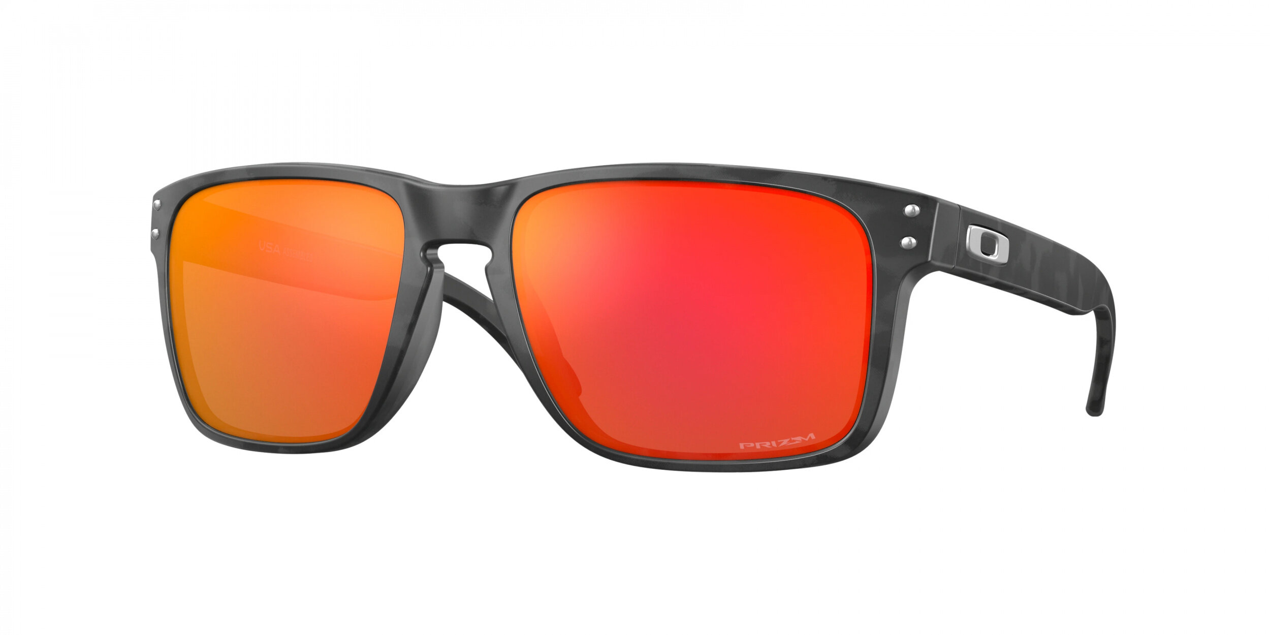 Lunettes de soleil Oakley - Holbrook XL - OO9417-29 Noir mat Camouflage - Cat.3 Prizm Rubis