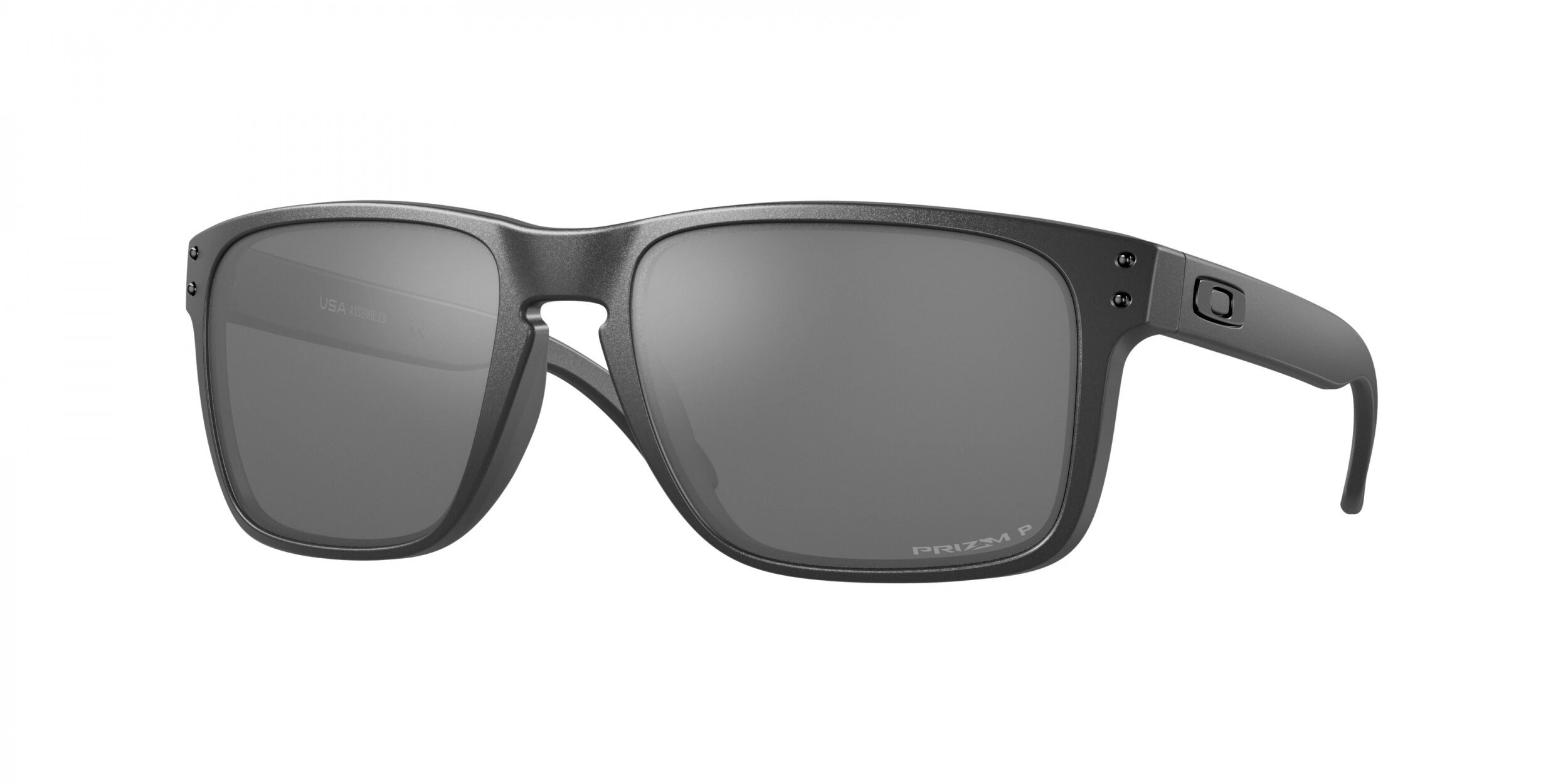 Lunettes de soleil Oakley - Holbrook XL - OO9417-30 Acier - Cat.3 Polarisé Prizm Noir