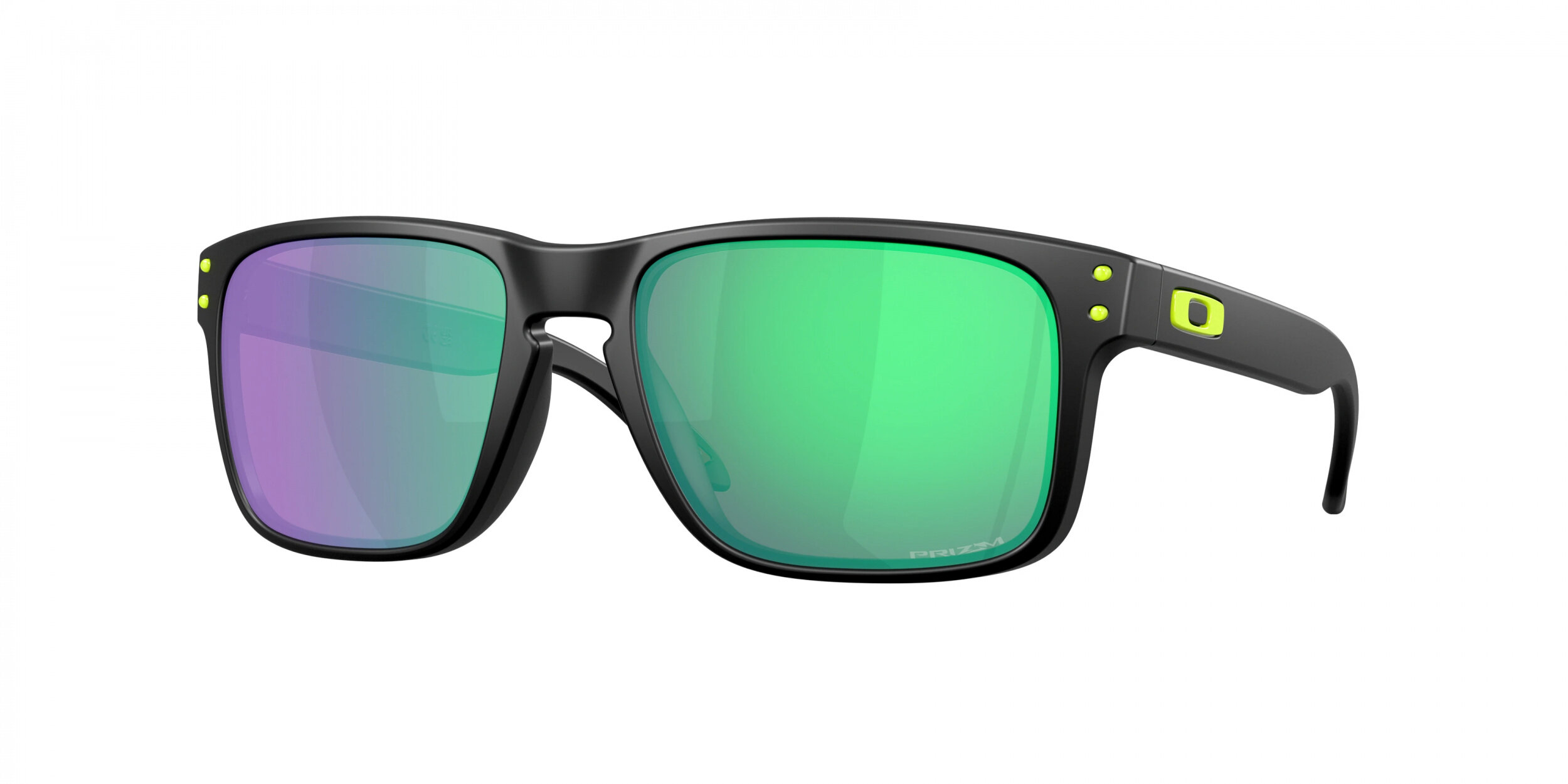Lunettes de soleil Oakley - Holbrook - OO9102-AI Noir mat - Cat.3 Prizm Road Jade